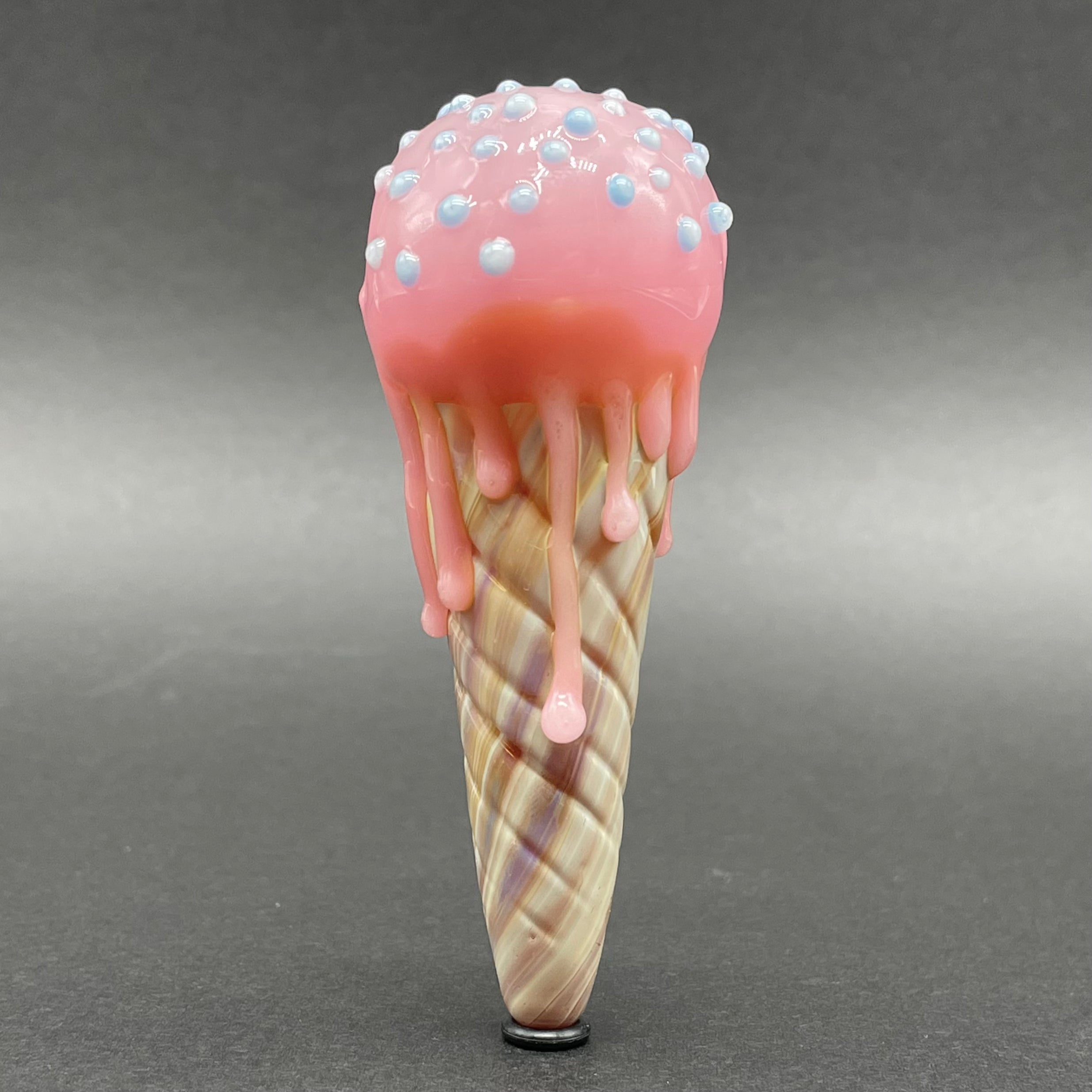 Eye Scream Cone Pendant Necklace - Fun Ice Cream Cone Jewelry for Women & Girls - Perfect for Parties, Gifts & Everyday Wear