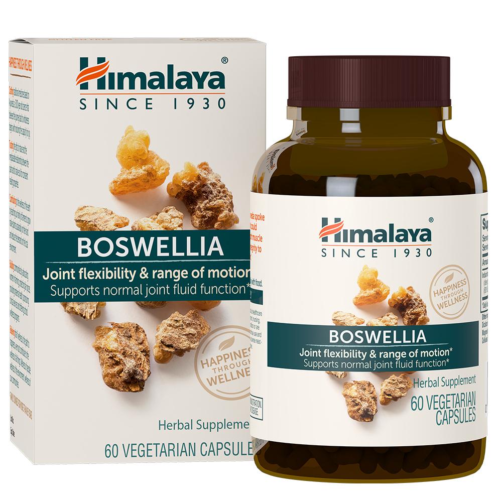 Himalaya Boswellia Extract Supplement - Natural Joint Support & Inflammation Relief for Active Lifestyles | Vegan, Non-GMO | Supports Mobility & Wellness for Yoga, Fitness & Daily Activities