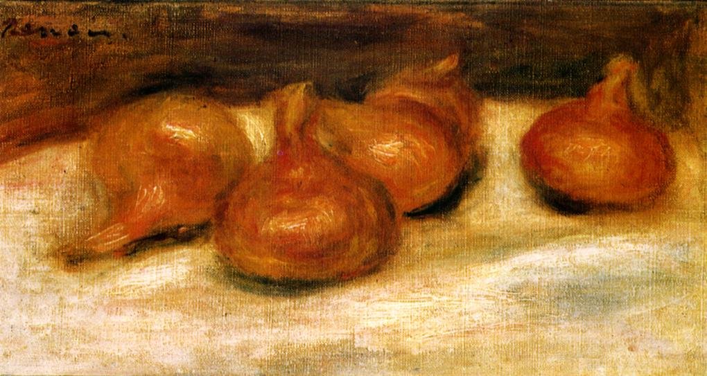 Still Life with Onions by Pierre Auguste Renoir - 15