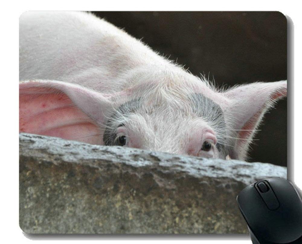Cute Pink Piggy Office Mouse Pad - Custom Gaming Mouse Mat for Work & Play - Perfect for Office, Gaming & Home Use