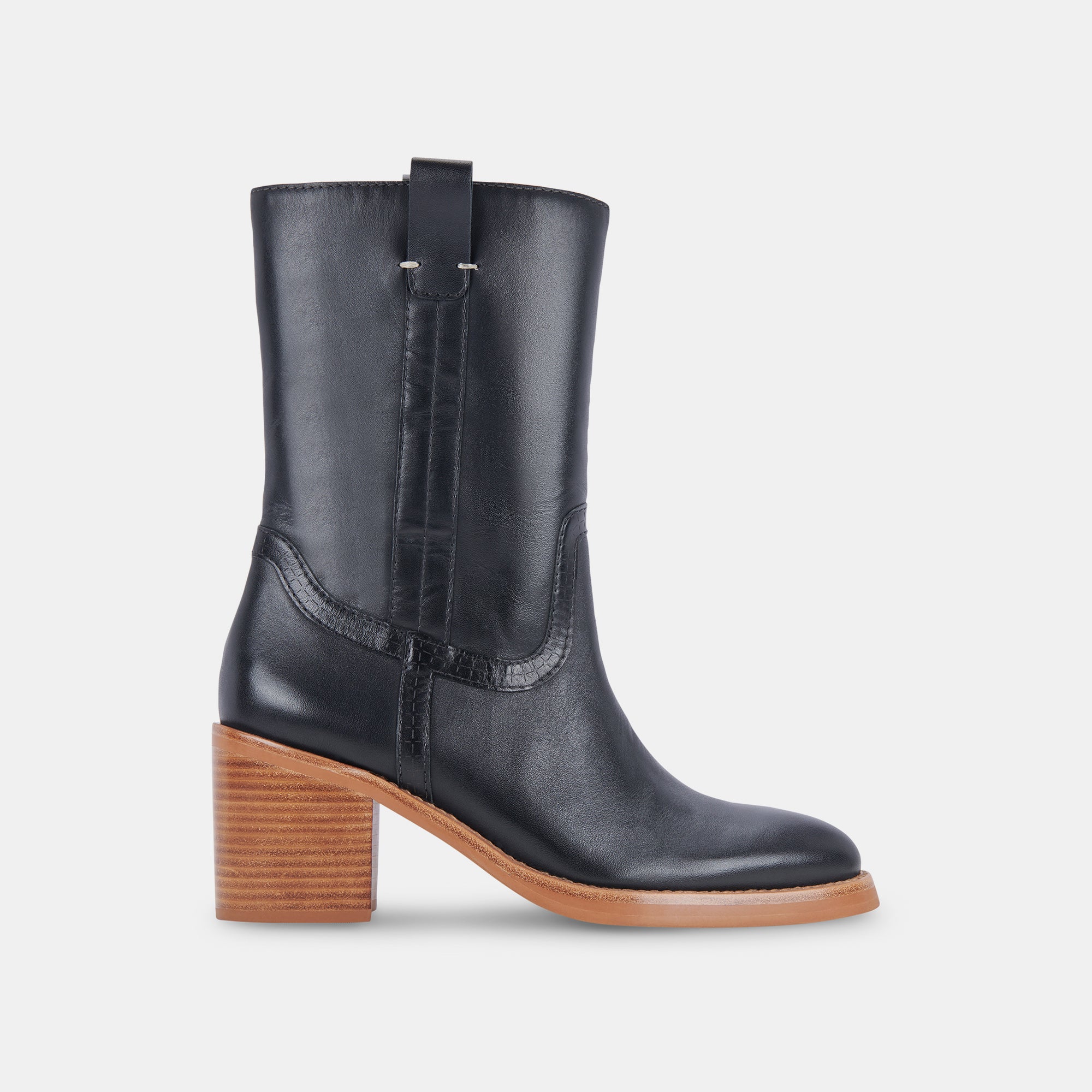 Black Leather Ankle Boots for Women - Stylish & Comfortable Chelsea Boots for Casual Wear, Work & Outdoor Activities