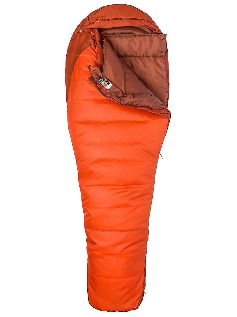 Marmot Trestles 0°F Cold Weather Sleeping Bag - Ultralight & Water-Resistant for Winter Camping, Backpacking & Outdoor Adventures