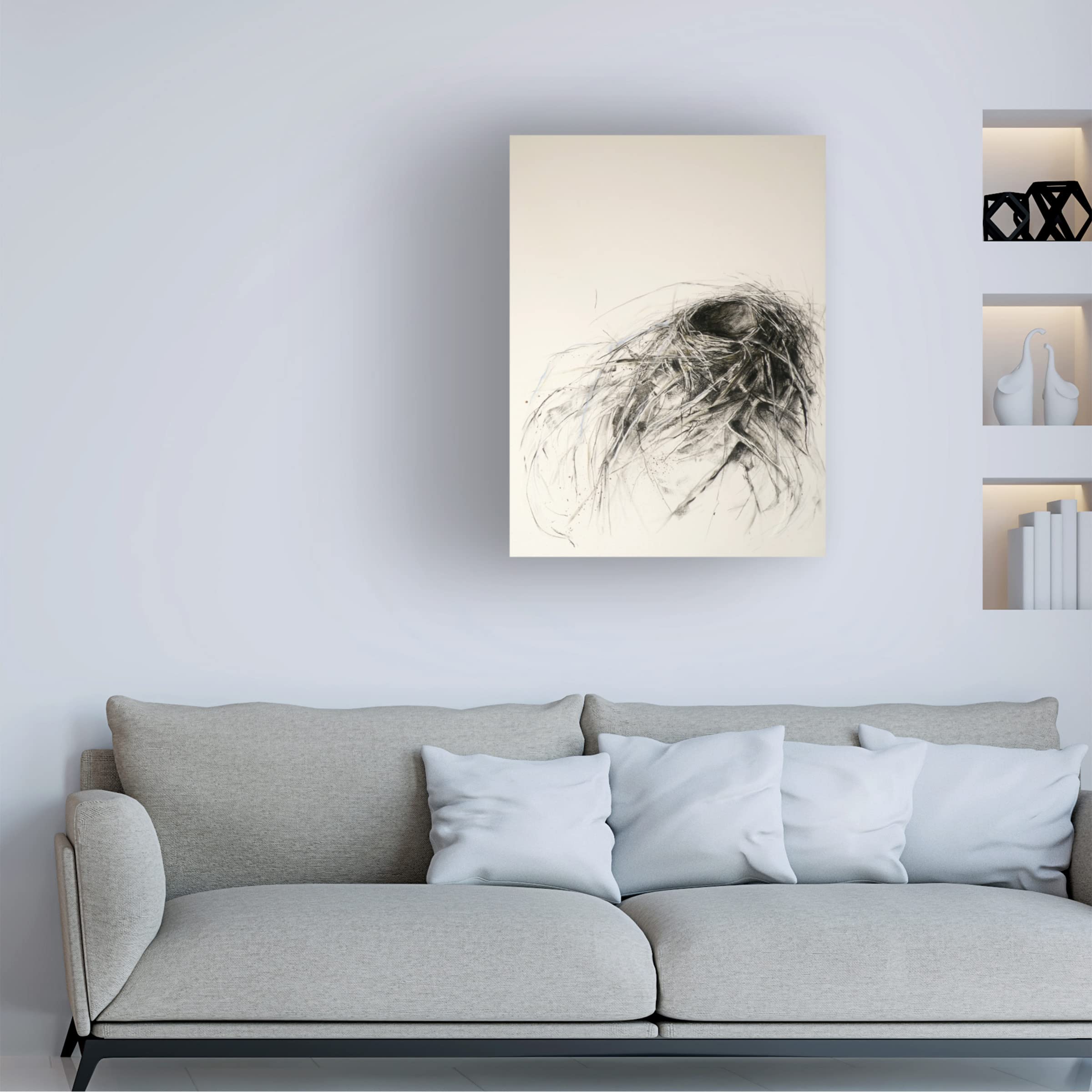 Trademark Fine Art 'Sanctuary' Canvas Wall Art Print by Kris Ekstrand - Modern Home Decor for Living Room, Bedroom & Office