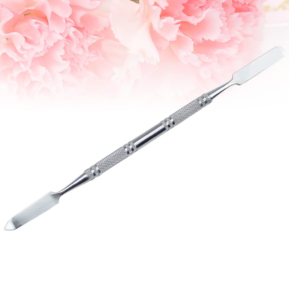 Milisten Professional Stainless Steel Makeup Mixing Tool - Foundation Blender, Nail Art & Skincare Spatula for Seamless Beauty Application - Perfect for Makeup Artists, DIY Manicures & At-Home Skincare Routines