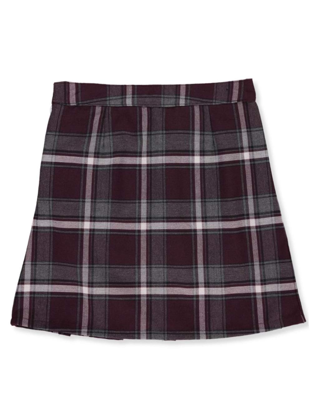 French Toast Big Girls' Buckled Plaid Scooter Skirt for School Uniforms & Playdates (Sizes 7-20) - Cute & Comfortable Tartan Skirt with Adjustable Buckle for Tweens