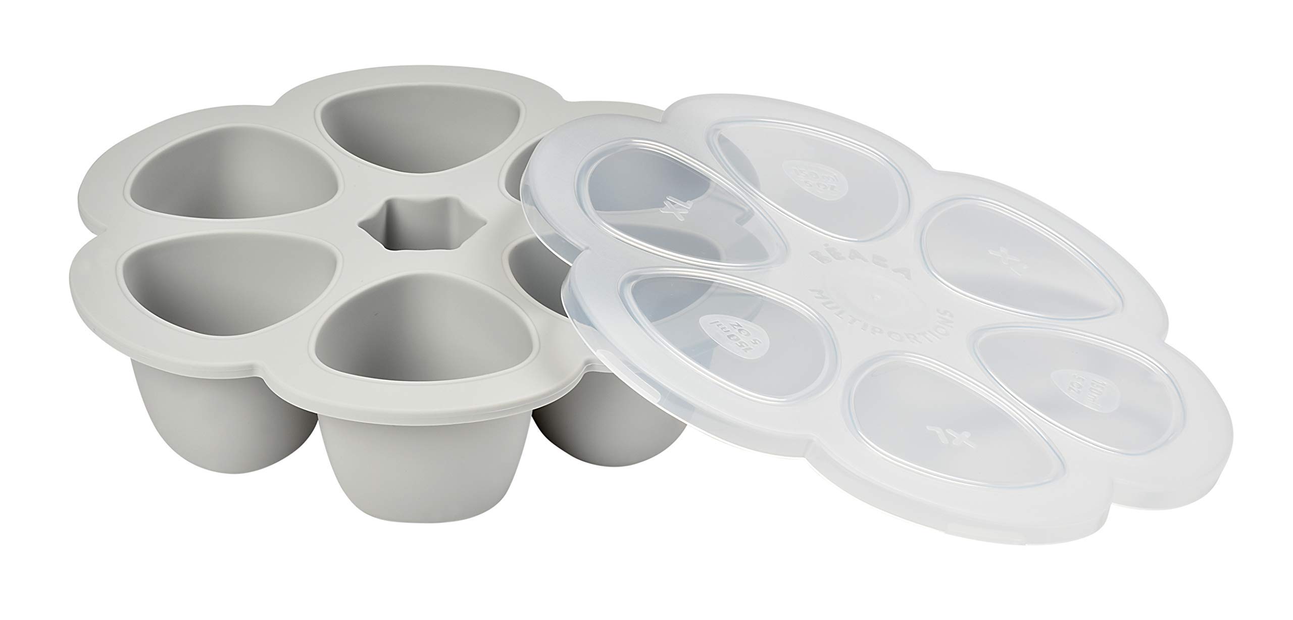 BEABA Babycook Neo Midnight Glass Baby Food Maker with Silicone Divided Plate, Spoon & Storage Tray | Pasta & Grain Insert | Ducasse Cookbook Included | Perfect for Homemade Baby Puree & Meal Prep