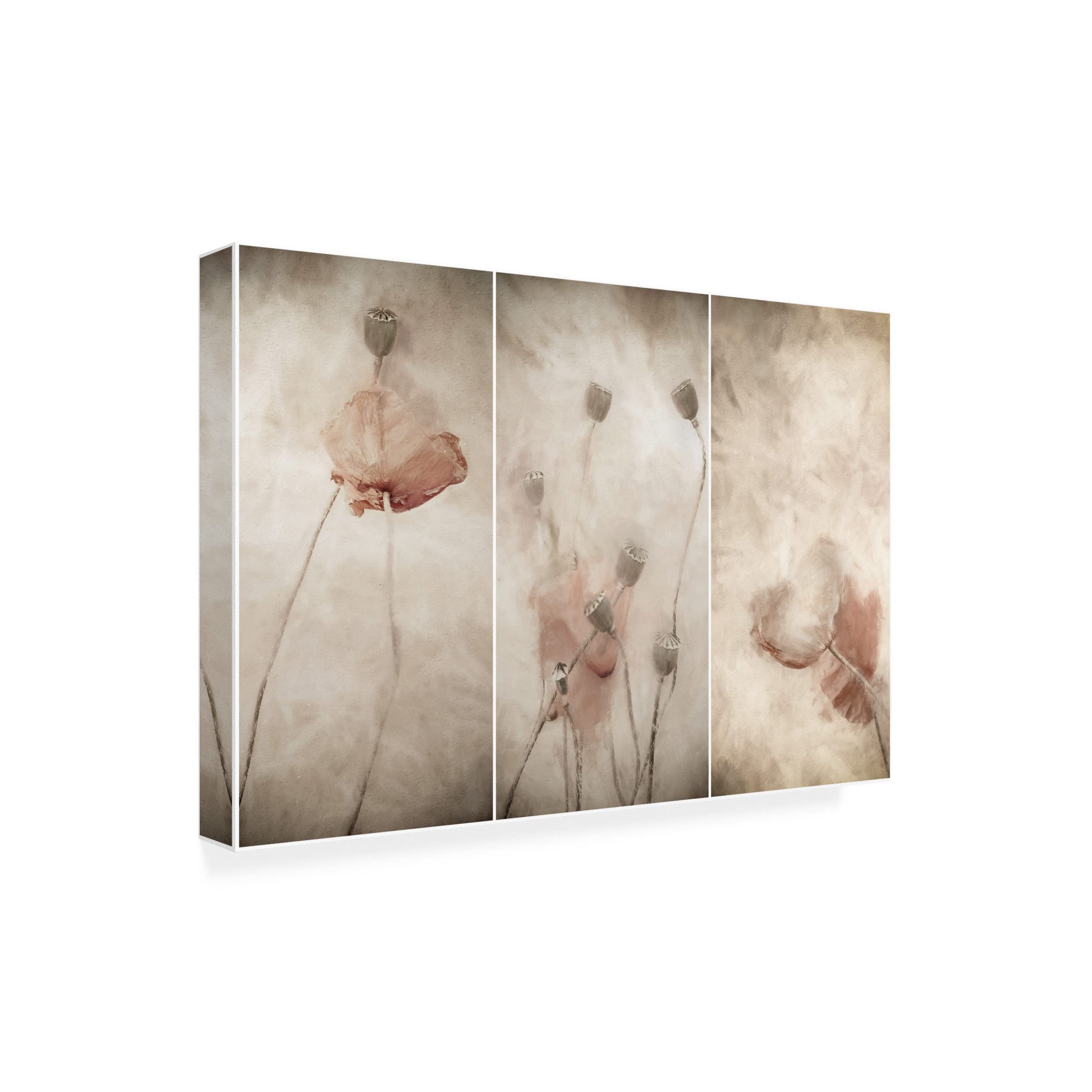 Trademark Fine Art 'Swaying Gentle In The Breeze' Canvas Wall Art by Gilbert Claes - Hand-Painted Landscape Painting for Living Room, Bedroom & Office Decor