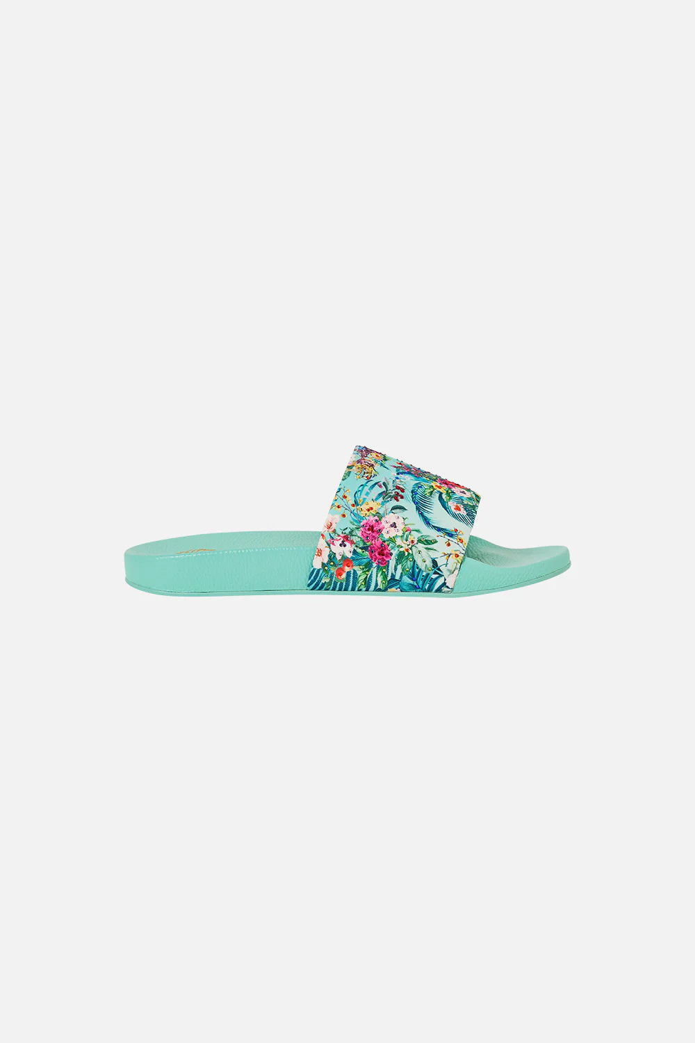 Amelia Pool Slides for Women - Comfortable Garden of Queluz Design - Perfect for Beach, Poolside, and Summer Outings