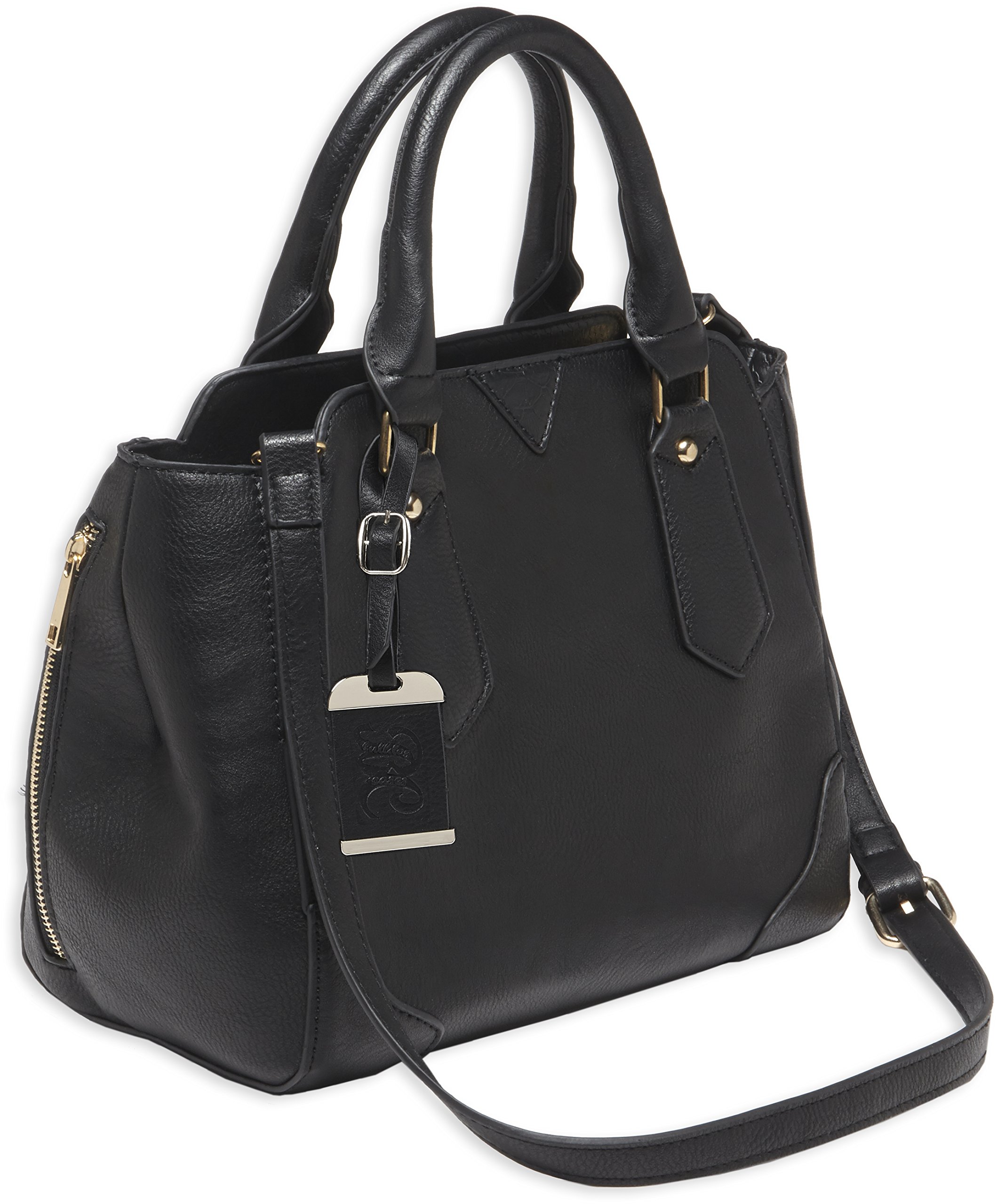 Bulldog Cases Satchel Style Purse with Holster - Durable Leather Crossbody Bag for Women - Perfect for Work, Travel & Everyday Use