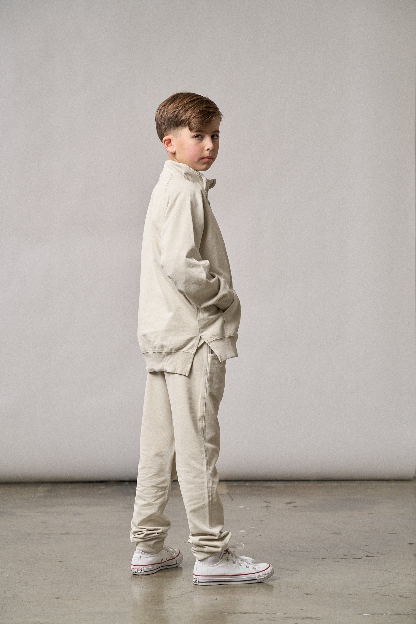Men's Quarter Zip Pullover Sweatshirt - Soft Almond Wash Fleece - Casual & Athletic Wear for Outdoor Activities & Gym