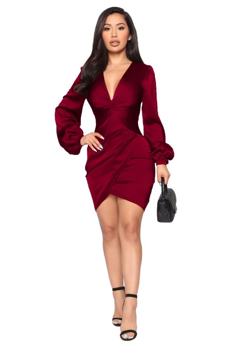 Elegant Women's Sexy Ruffle Bridesmaid Dress - Formal Evening Gown for Wedding Guest & Special Occasions | Perfect for Parties, Prom & Cocktail Events