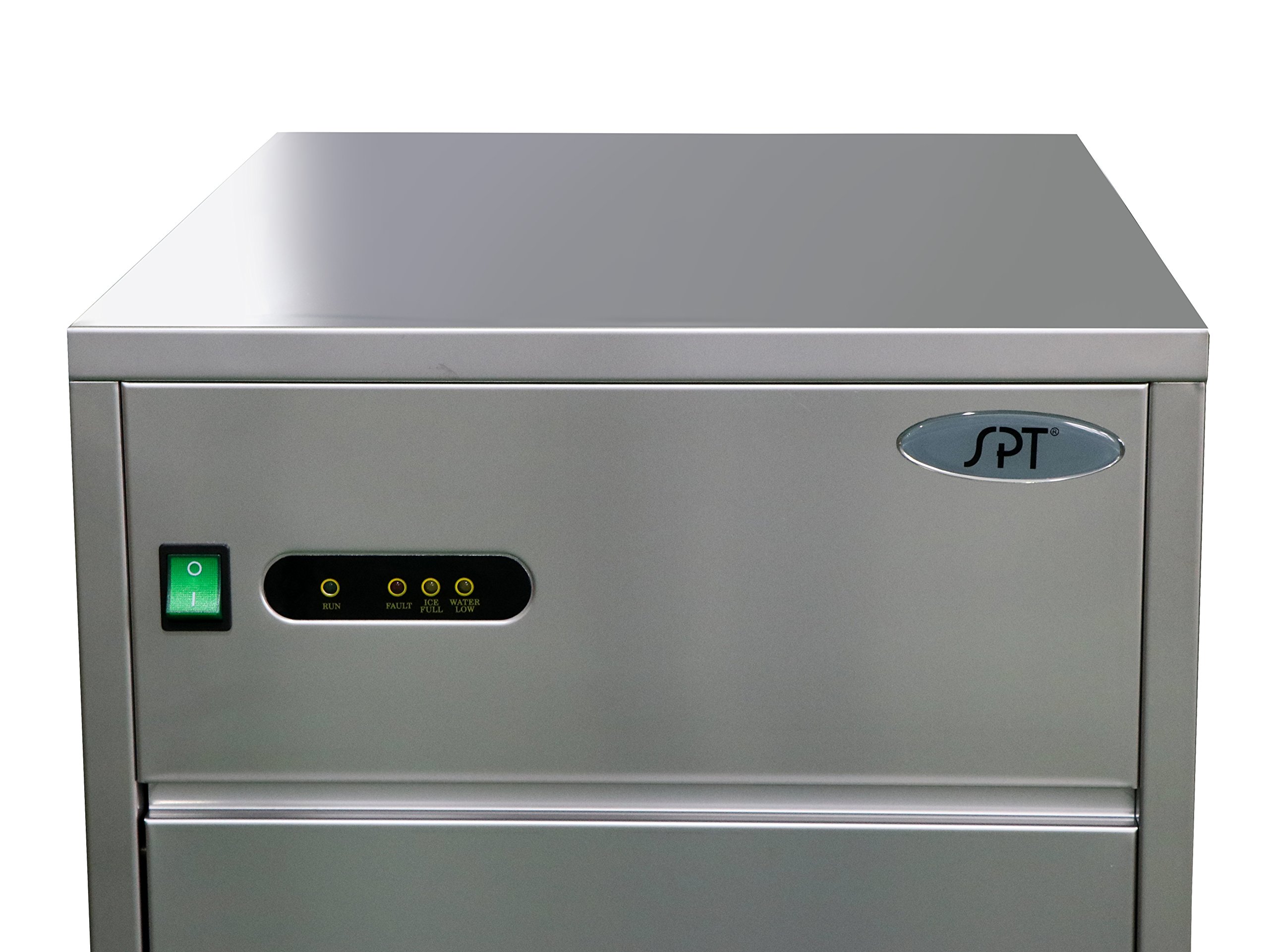 SZB-40 Commercial Automatic Flake Ice Machine - 1000LBS/Day, Stainless Steel, Energy Efficient for Restaurants, Bars, and Supermarkets