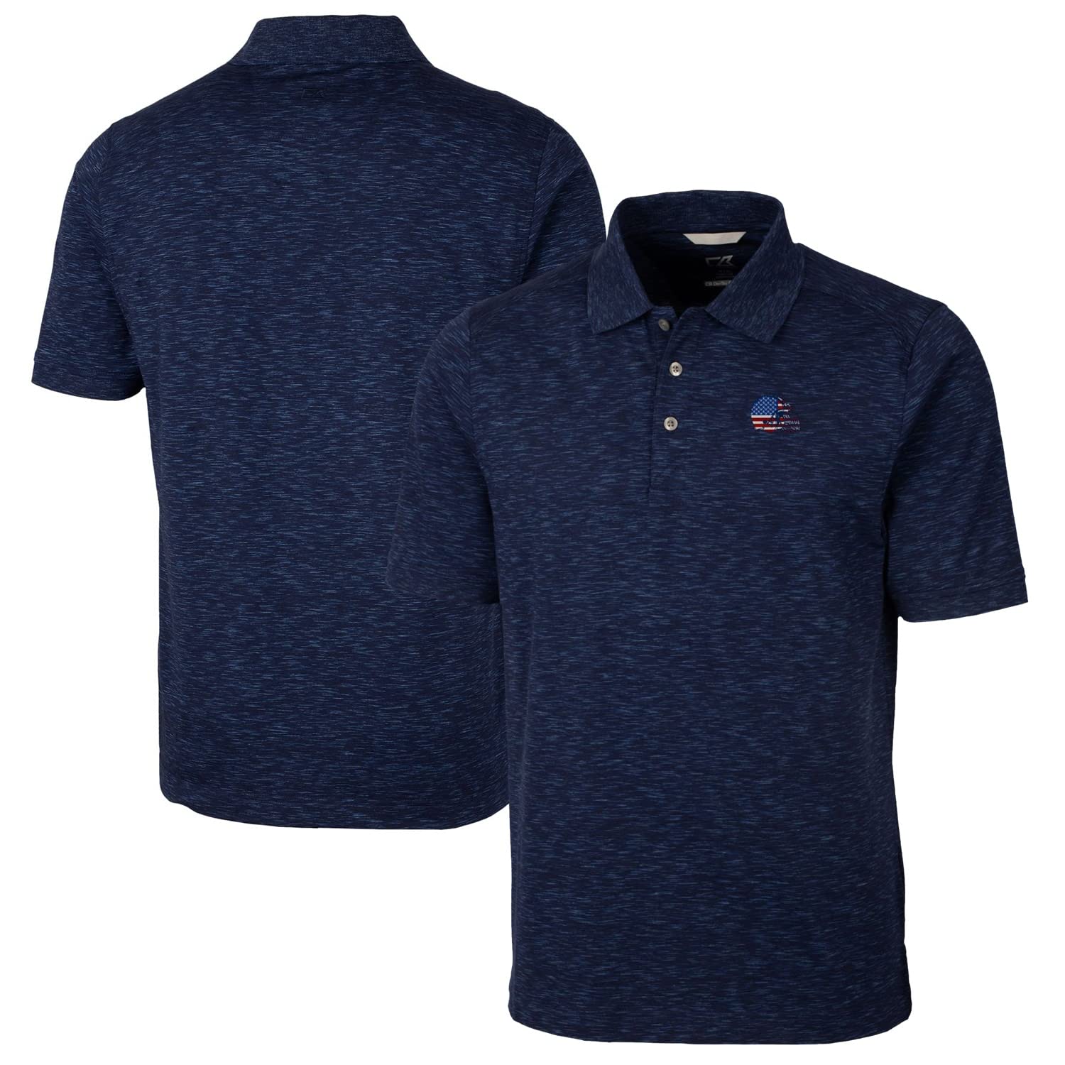 Cutter & Buck Men's NFL Big & Tall Tri-Blend Polo Shirt - Moisture-Wicking Performance Golf & Casual Wear for Sports Fans