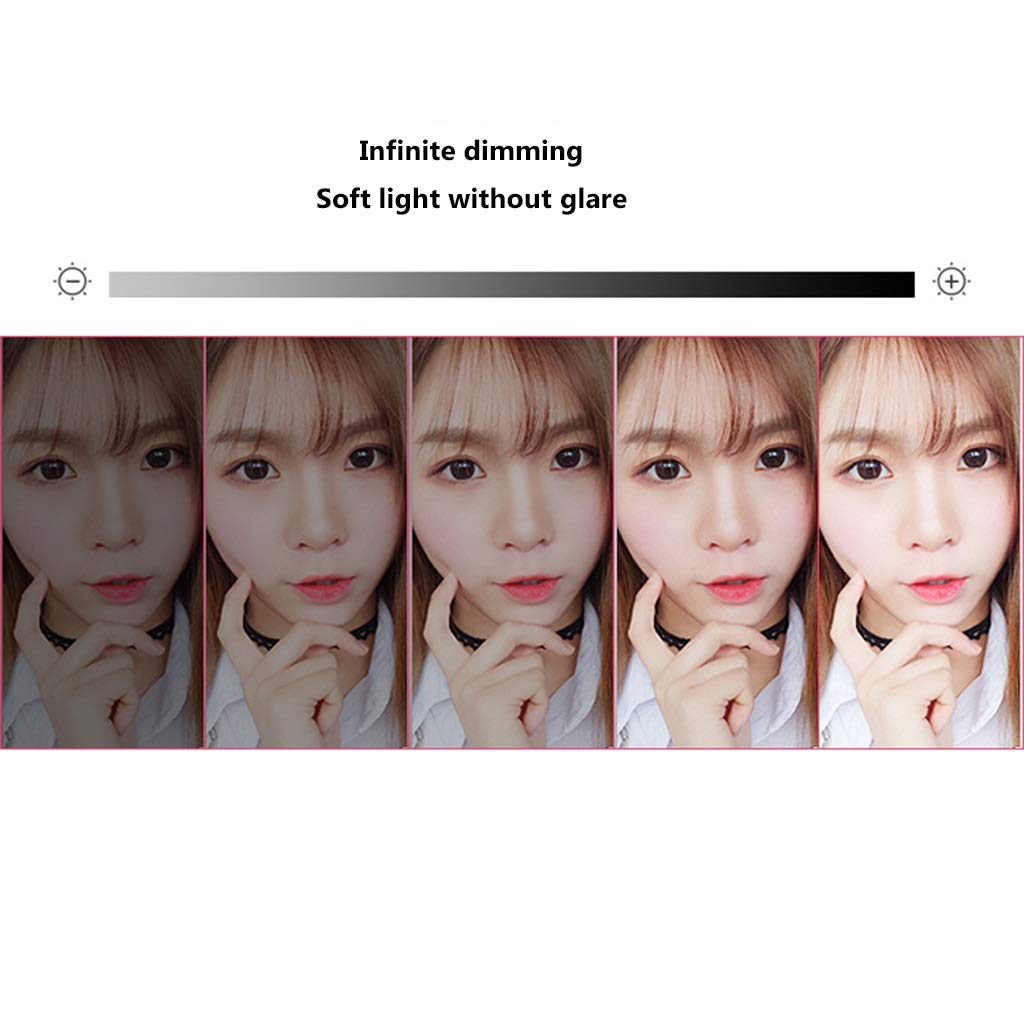 360° Rotating Mini Ring Light with Tripod - Perfect for Makeup, Videos & Selfies