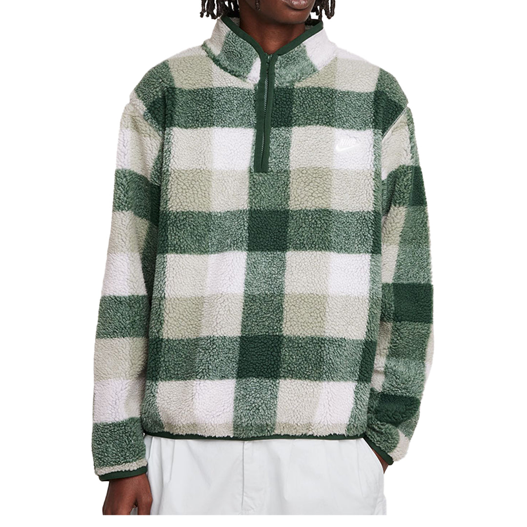 Winterized Fleece Half Zip Pullover - Jade Horizon Color for Outdoor Activities & Casual Wear