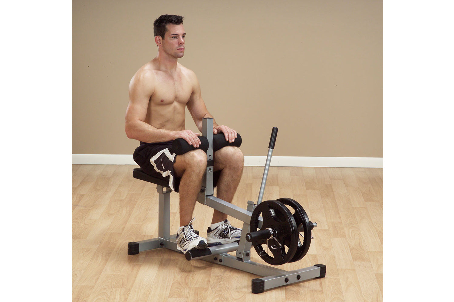 Body Solid PowerLine Seated Calf Raise Machine - Home Gym Equipment for Leg & Calf Strength Training - Perfect for Home Workouts & Fitness Studios