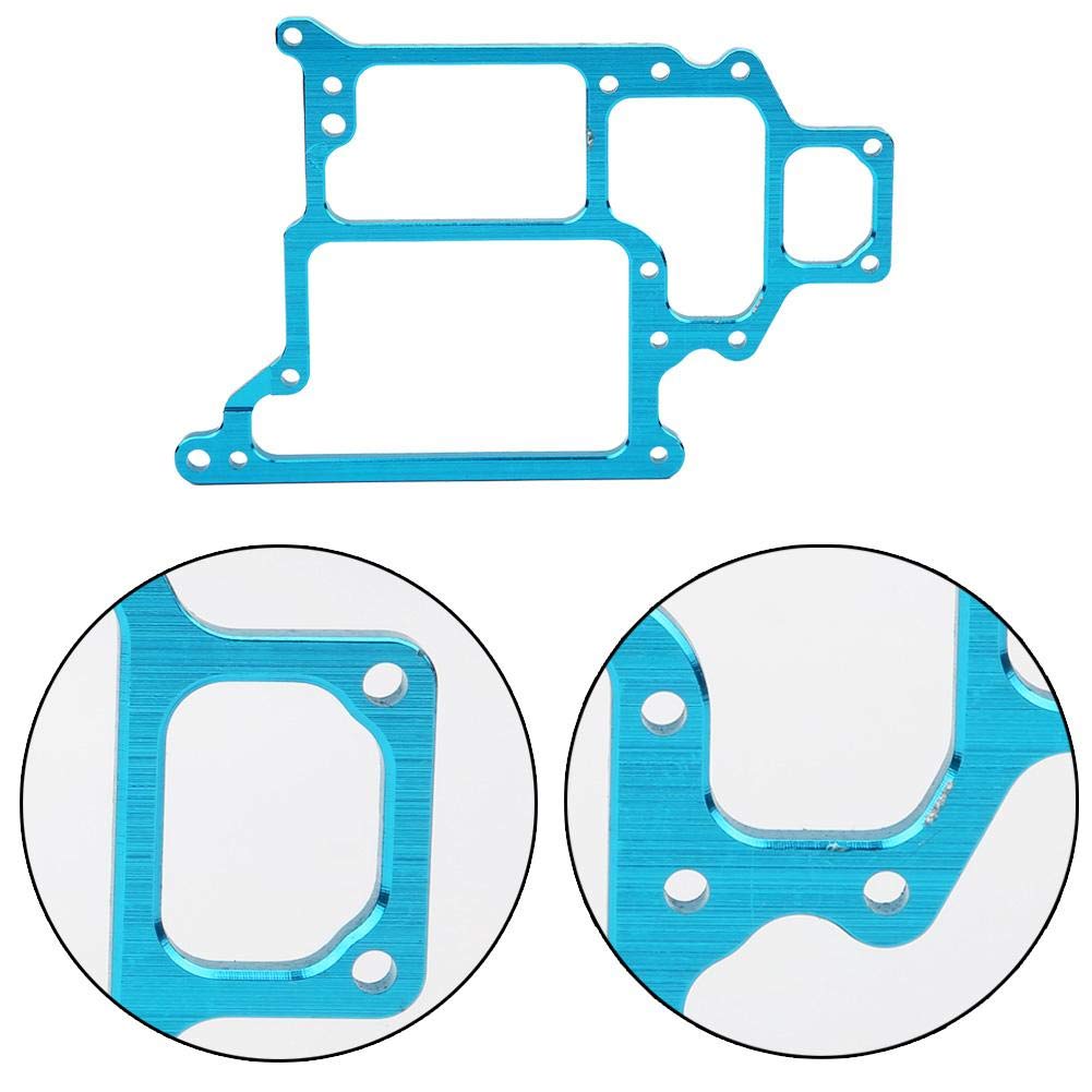 Tbest Aluminum Alloy RC Radio Tray for 1/10 Scale Model Racing Cars - Compatible with 94188 & 94108 - Upgraded Accessory & Replacement Part (Blue) | Perfect for RC Car Enthusiasts & Competitive Racing