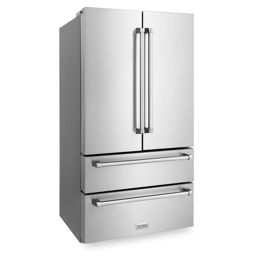 ZLINE 36-inch Stainless Steel Kitchen Package: Gas Range, Convertible Range Hood & Dishwasher – Perfect for Modern Home Cooking & Entertaining