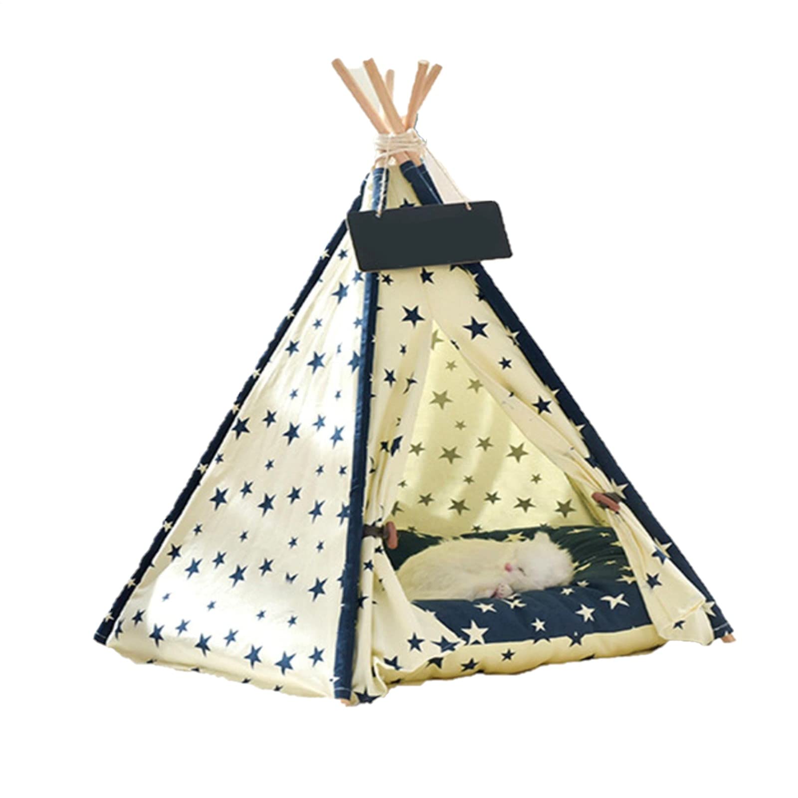 Madezz Portable Pet Tent - Washable Indoor/Outdoor Dog & Cat House with Mat - Perfect for Travel, Camping, and Home Use