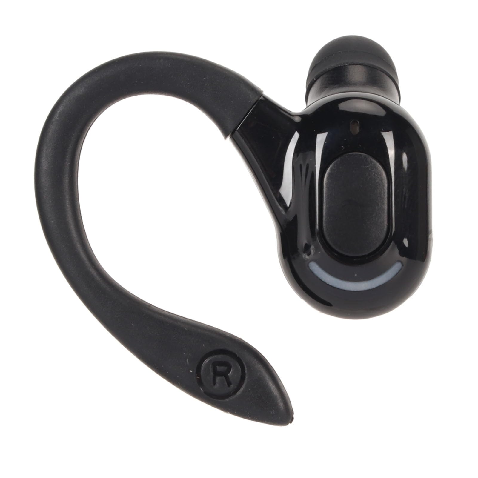 Yunseity 5.2 Bluetooth Headset with HD Calls & Noise Cancellation - Single Ear Business Headphone for Driving, Meetings, Phone Calls - Wireless Earpiece for Office, Commuting, Remote Work (Black)