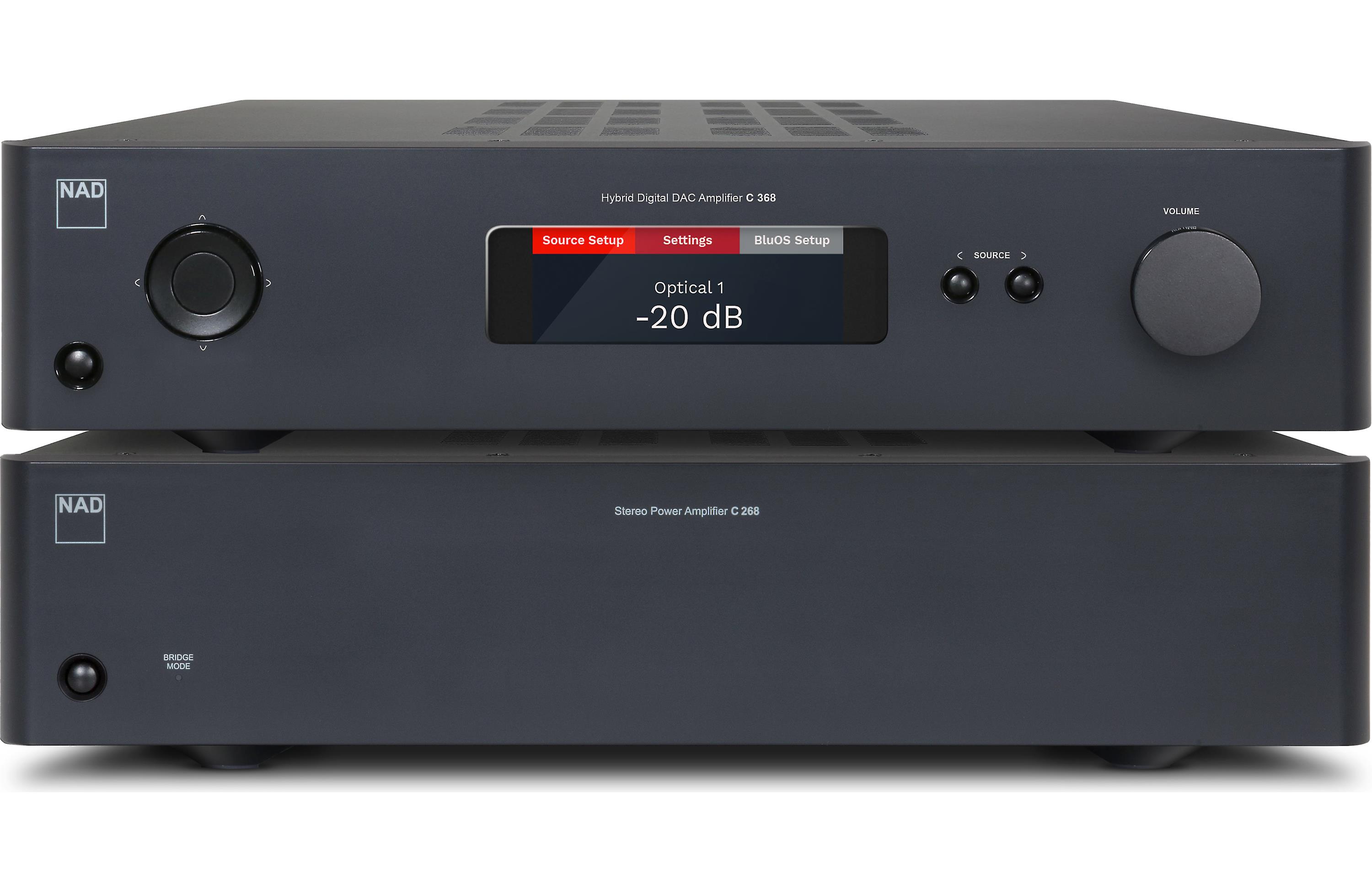 NAD C 268 Stereo Power Amplifier - High-Performance 80W x 2 Channel Audio Amplifier for Home Theater & Hi-Fi Systems | Perfect for Music Lovers & Audiophiles