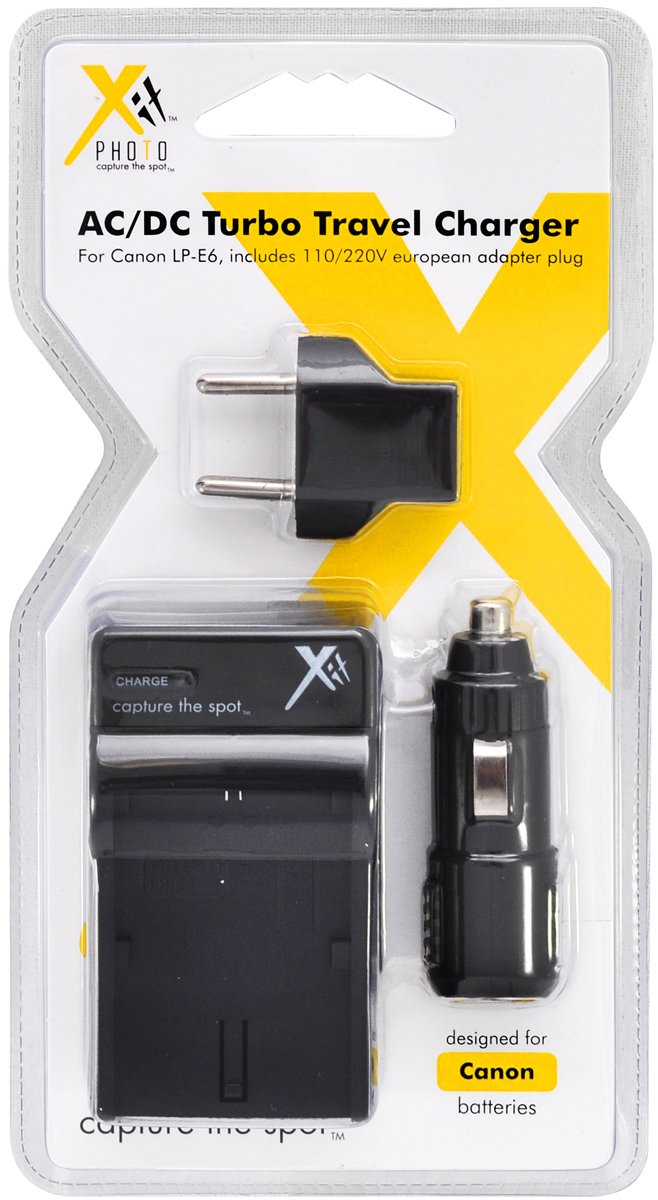 Canon LP-E6 Battery Charger - Fast & Safe Replacement Charger for Canon LP-E6, LP-E6N, LP-E6NH - Perfect for Travel & Professional Photography