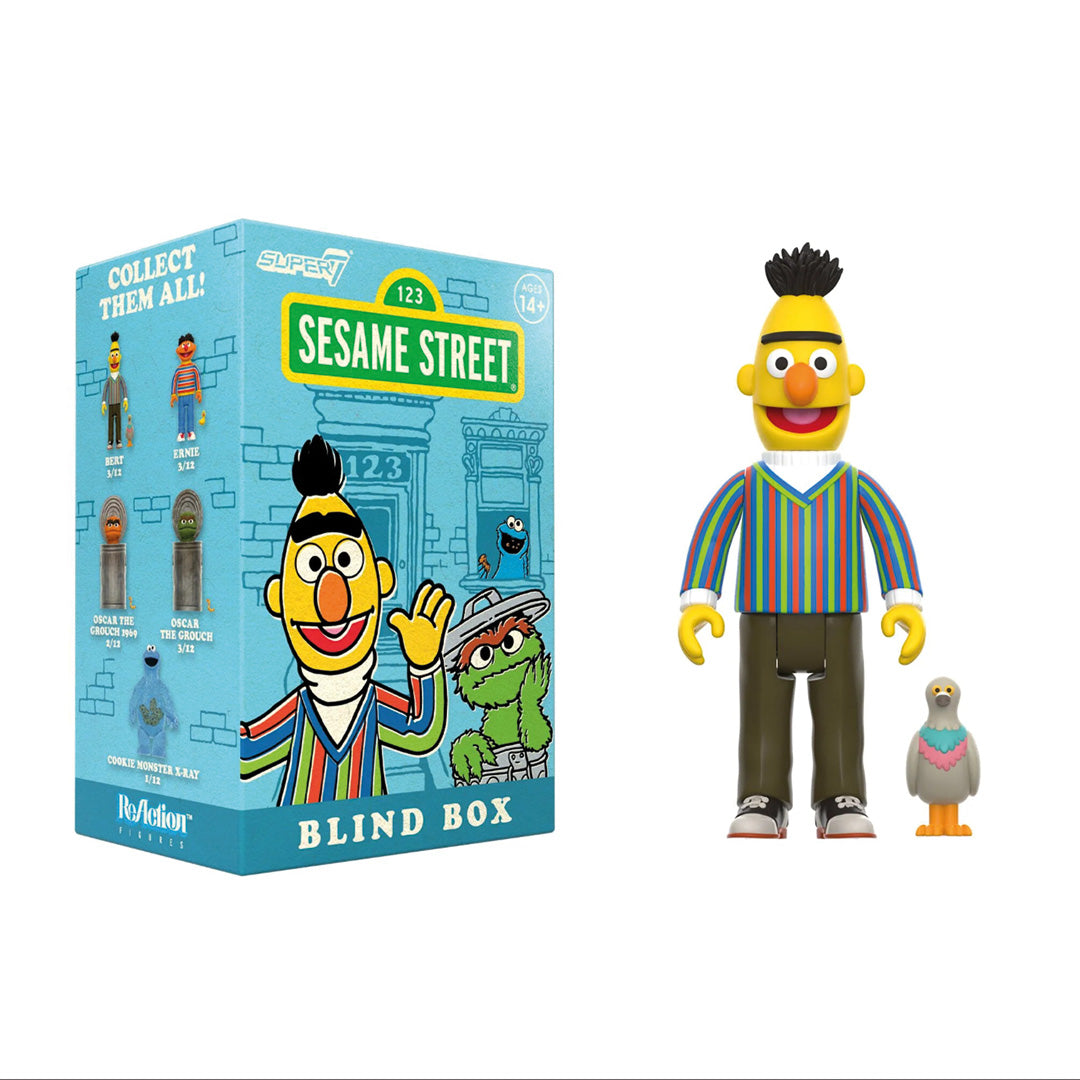 Sesame Street Blind Box Wave 1 - Collectible Mystery Toys for Kids | Fun Surprise Gifts for Birthday Parties & Playtime