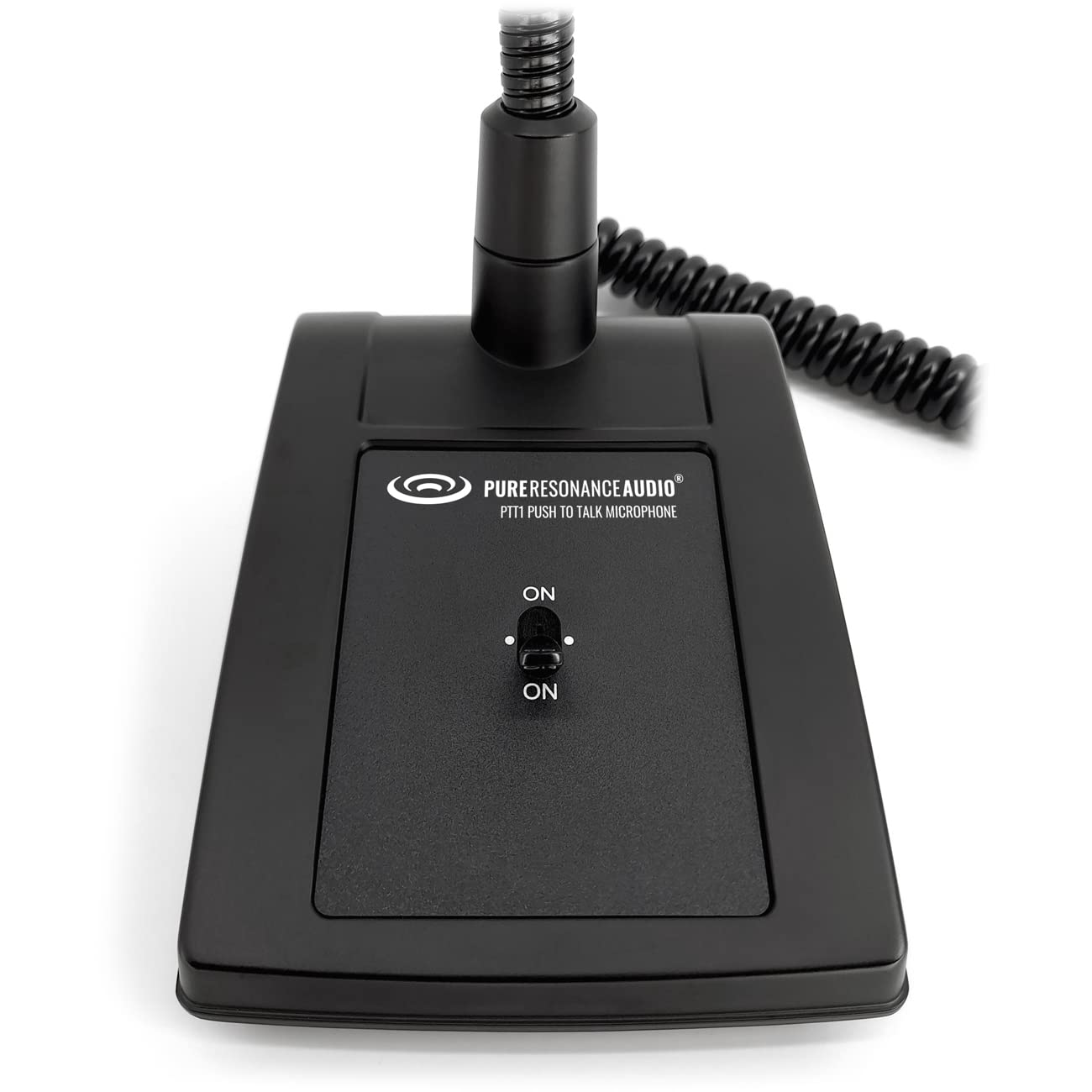 Pure Resonance Audio PTT1 Desktop Push to Talk Microphone - Professional USB Microphone for PC, Gaming, Streaming & Conference Calls - Perfect for Discord, Zoom & Online Meetings