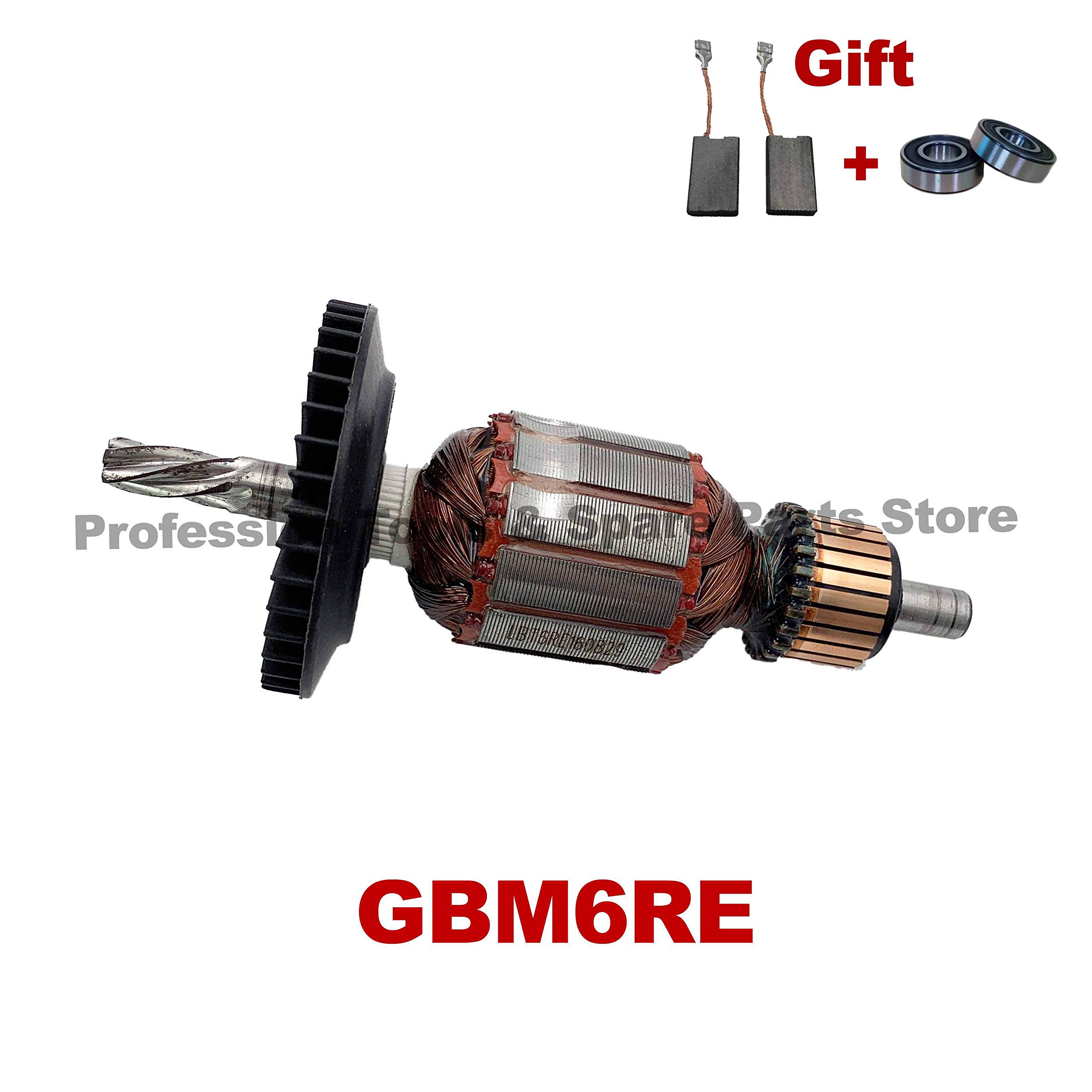 Bosch GBM6RE GBM 6RE Cordless Drill Replacement Armature Rotor - 220V-240V Motor Stator & Carbon Brush Spare Parts - Perfect for DIY Repairs and Power Tool Maintenance