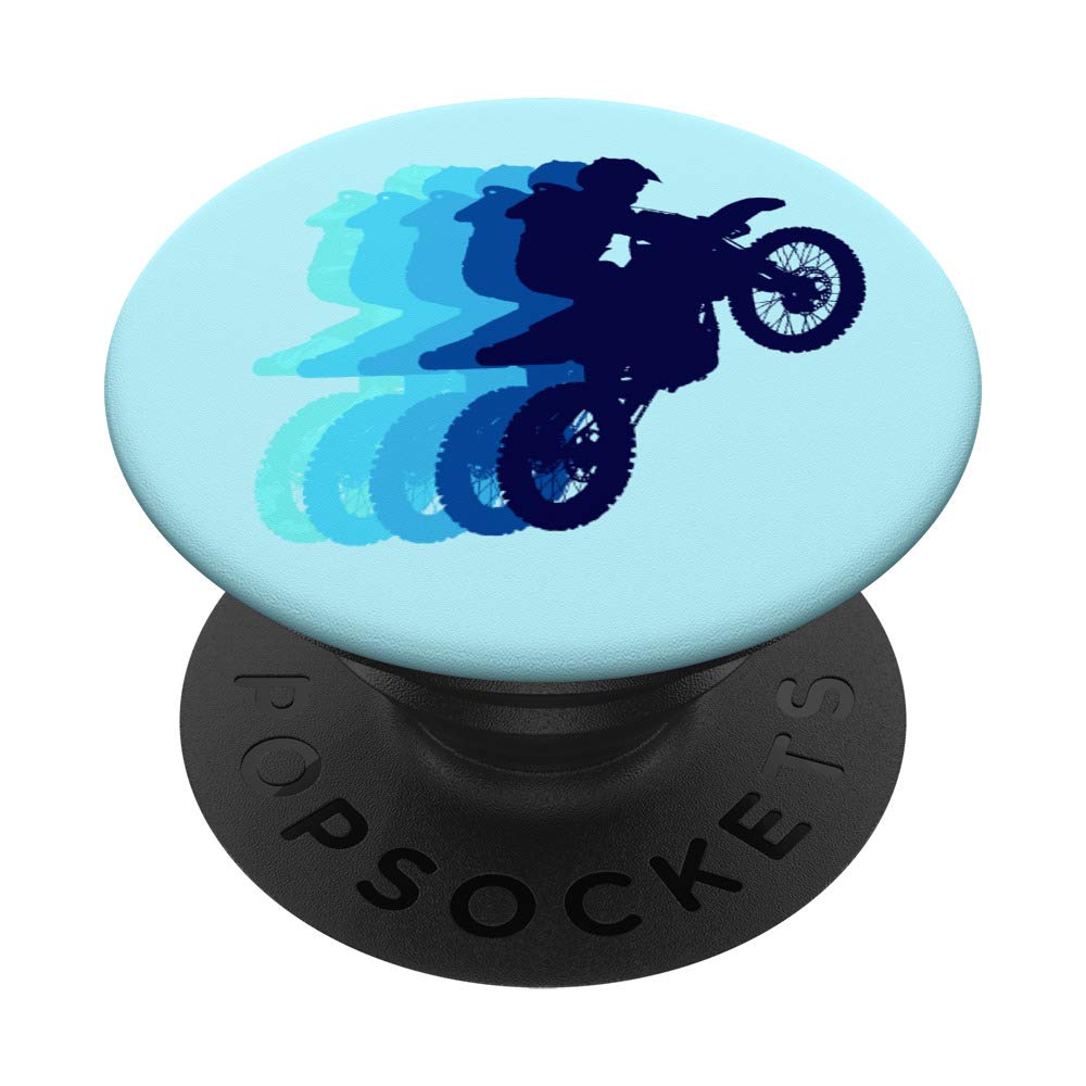 Cool Boys Dirt Bike Stunt Extreme Motor Sports PopSockets - Phone Grip & Stand for iPhone, Samsung, Tablets | Perfect for Motorcycle Enthusiasts & Extreme Sports Fans