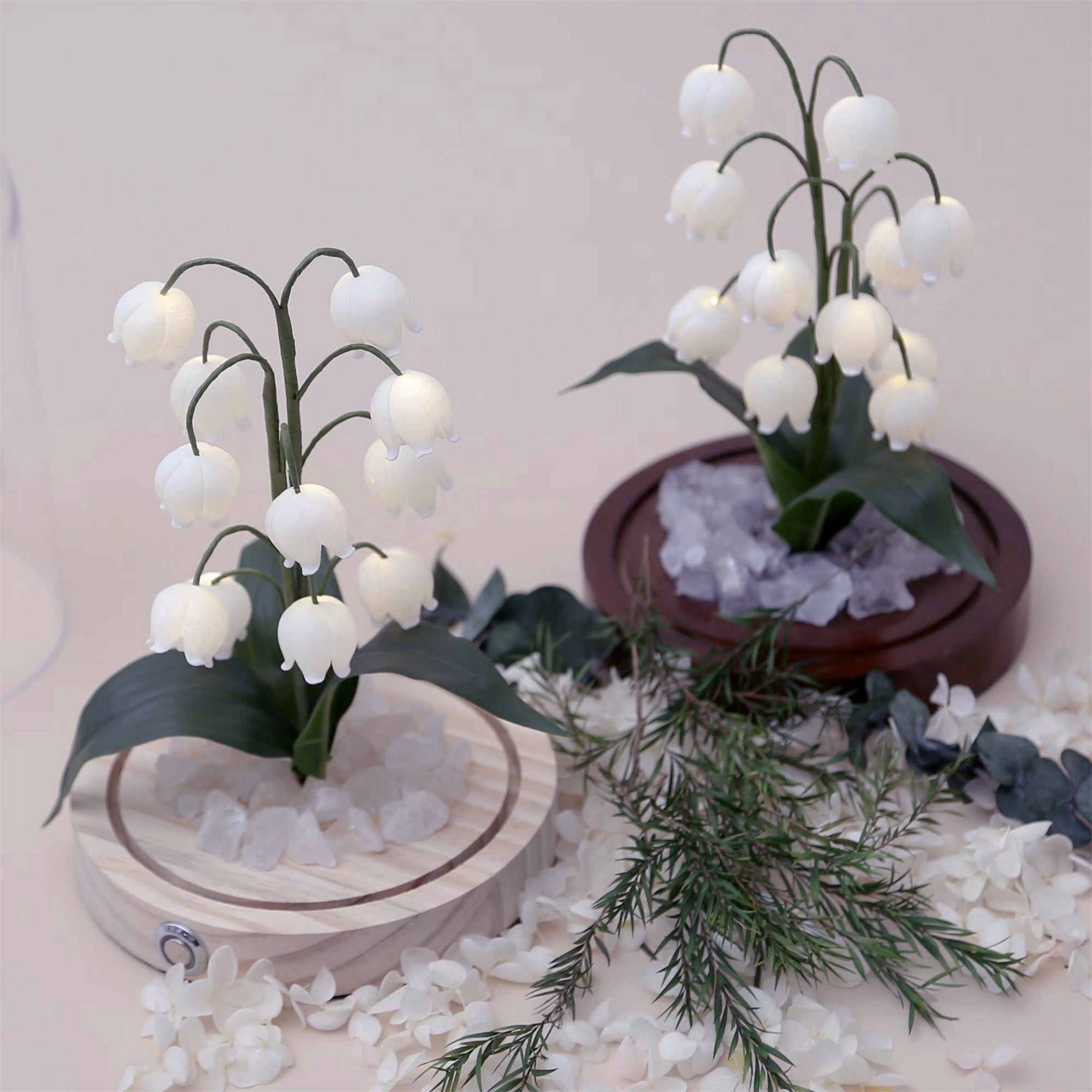 Bell Orchid Warm Night Light - Soft Glow LED Bedside Lamp for Nursery, Kids Room, and Relaxation | Perfect for Nighttime Feeding, Reading & Creating a Cozy Atmosphere