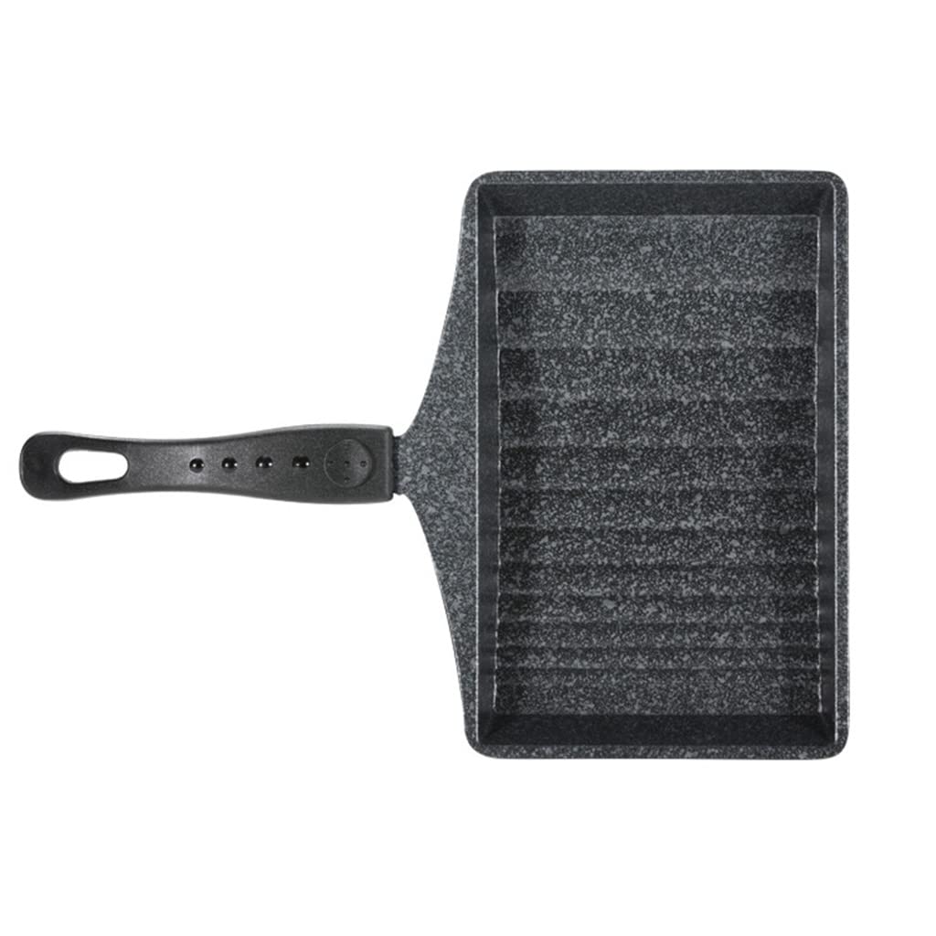 Non-Stick Egg Roll Frying Pan - Mini Square Wave Bottom Omelette Pan for Perfect Rolled Eggs, Breakfast Snacks & Steak Cooking | Ideal for Home Kitchens & Camping