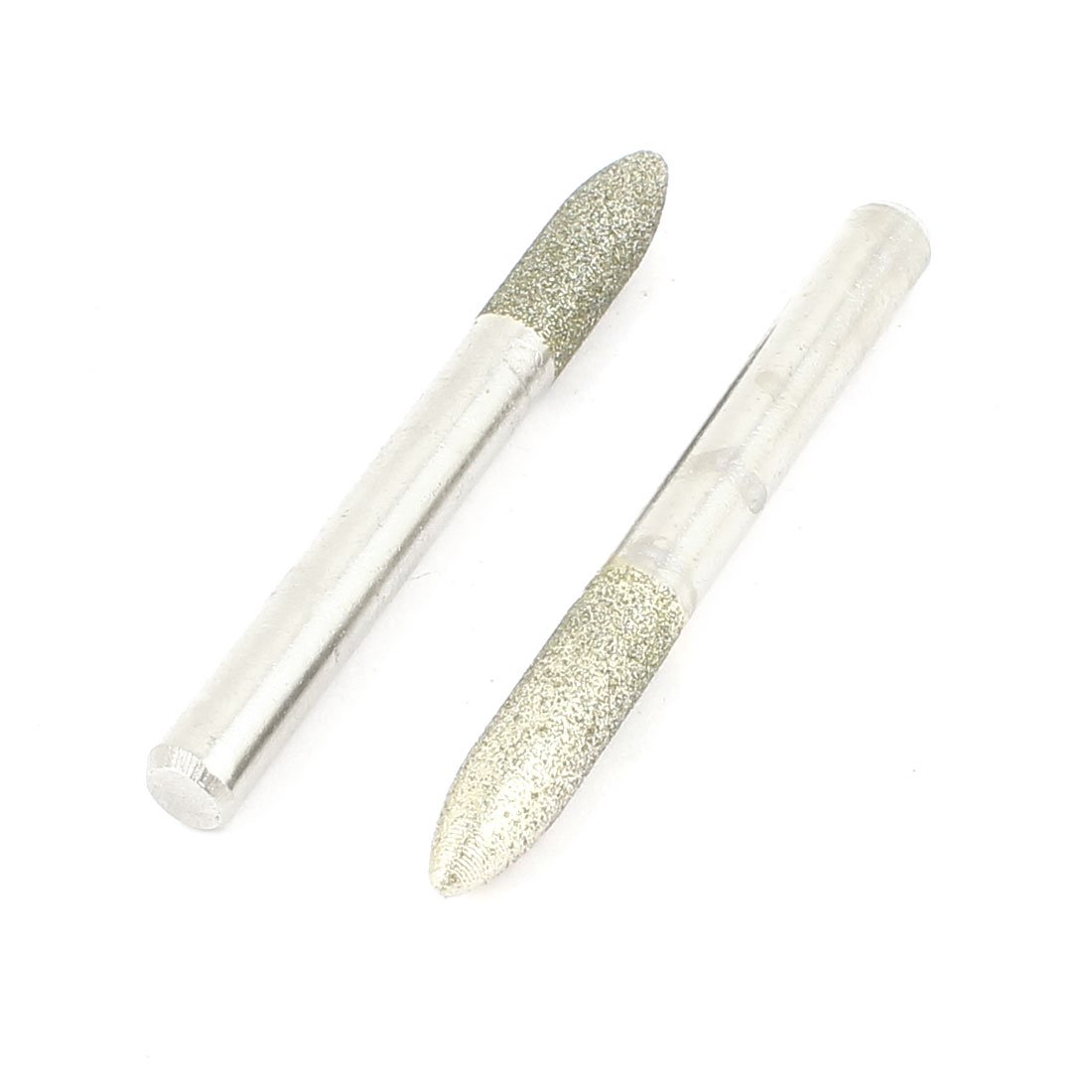 2 Pcs 6mm Shank Diamond Mounted Grinding Bits - 60mm Length Cutoff Wheels for Metal, Glass & Stone - Perfect for Engraving, Polishing & DIY Crafts