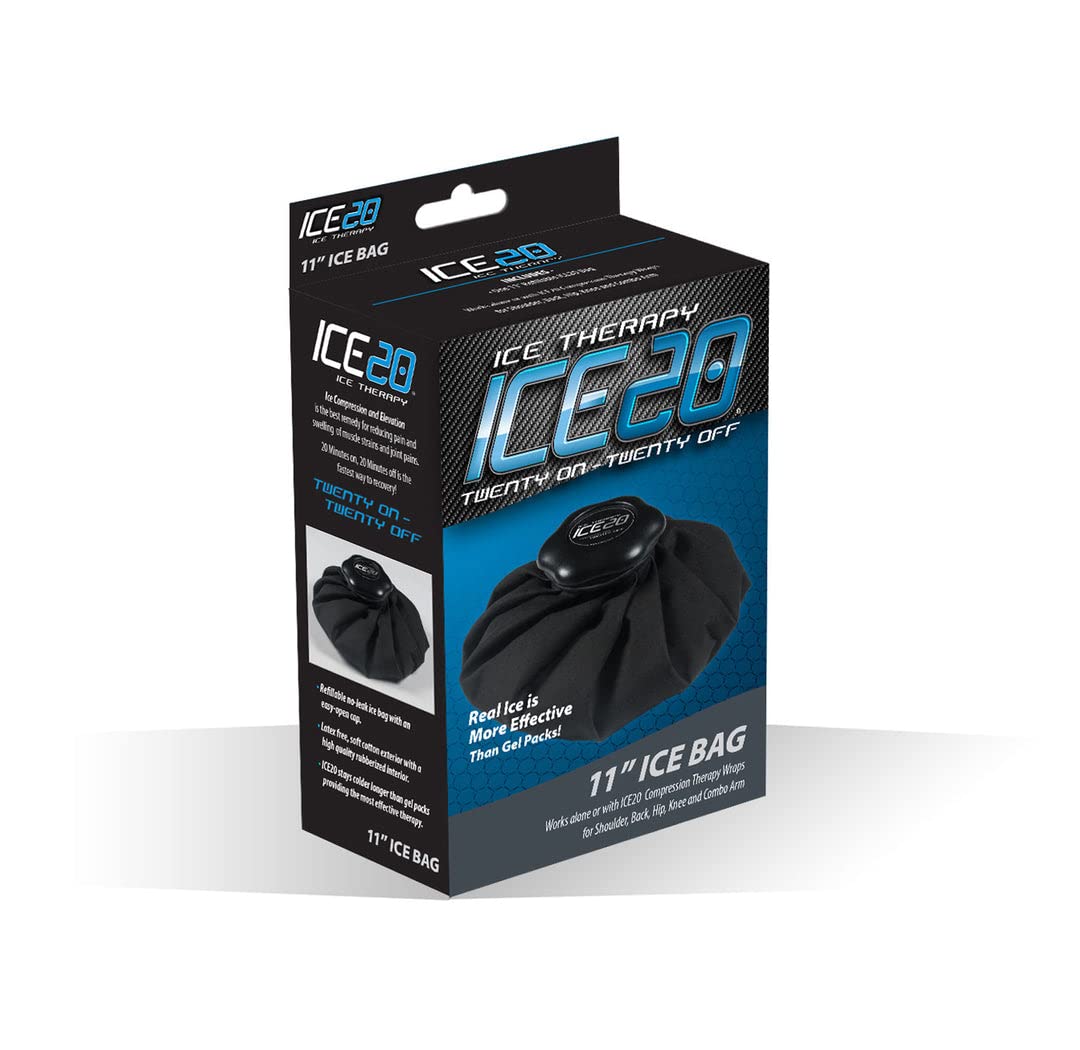 Refillable No-Leak Ice Pack Bag with Easy Open Cap - Soft Cotton Cold Therapy Wraps for Injuries - Reusable Ice Bags for Elbow, Knee, Ankle, Back & Arm Pain Relief - Perfect for Sports Injuries, Post-Surgery Recovery & Muscle Soreness