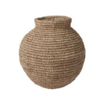 Handwoven Mendocino Basket - Natural Rattan Storage Basket for Home Decor, Organizing Toys, Blankets & Laundry | Perfect for Living Room, Bedroom & Nursery