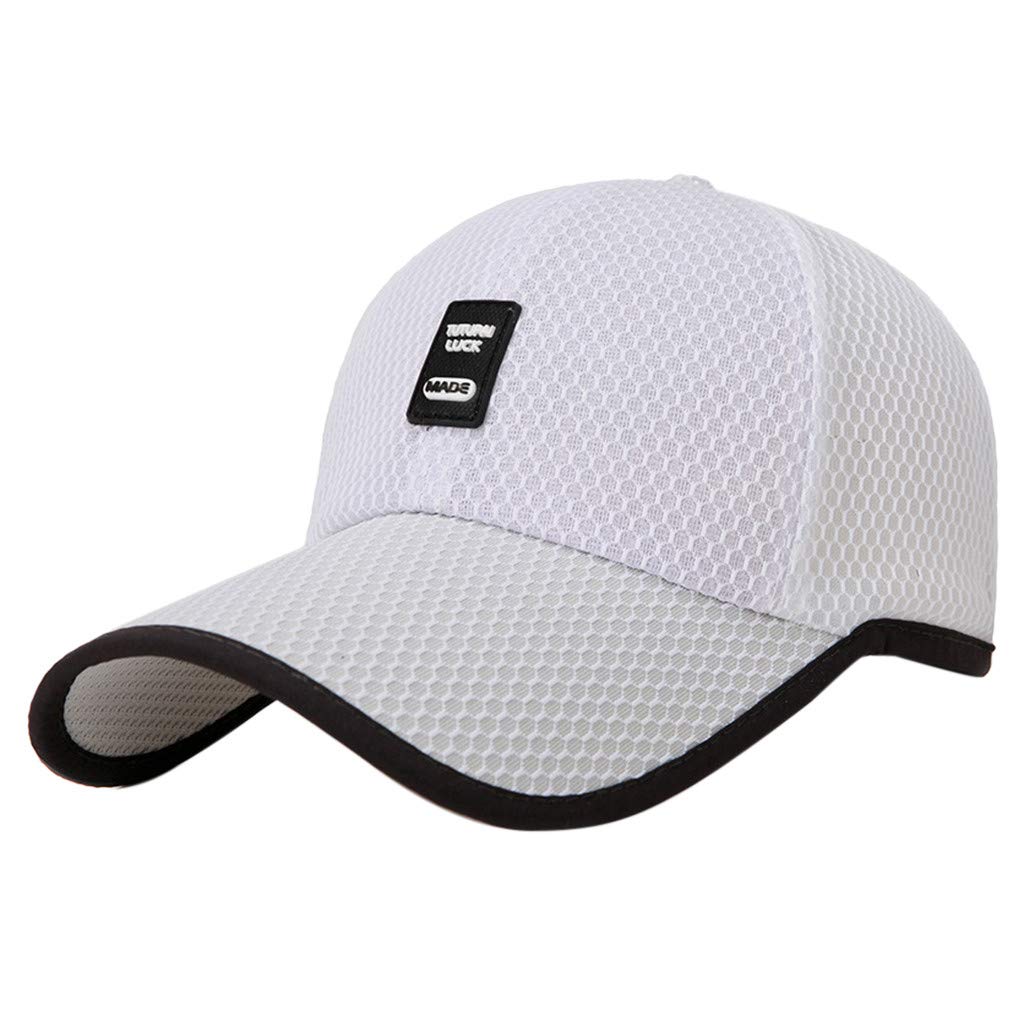 Adjustable UV Protection Unisex Baseball Cap - Summer Sun Hat for Men & Women, Fashionable Peaked Hat for Beach, Outdoor Sports & Daily Wear