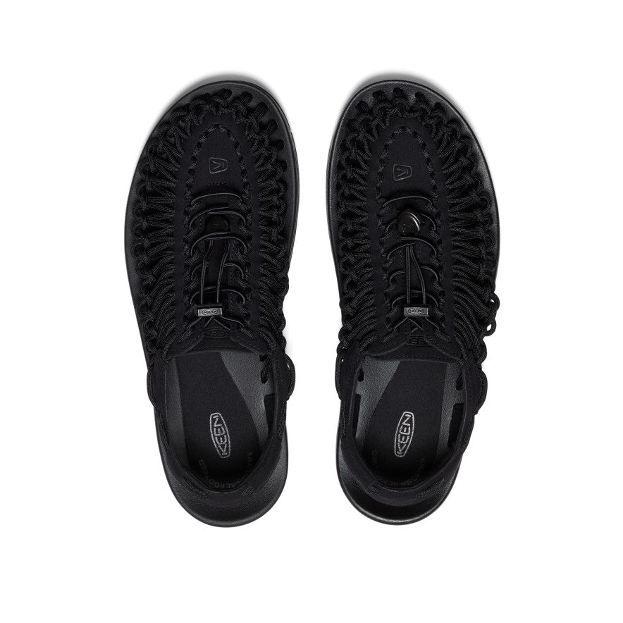 UNEEK Men's Sneakers - Black/Black | Lightweight & Comfortable Walking Shoes for Casual Wear & Outdoor Activities