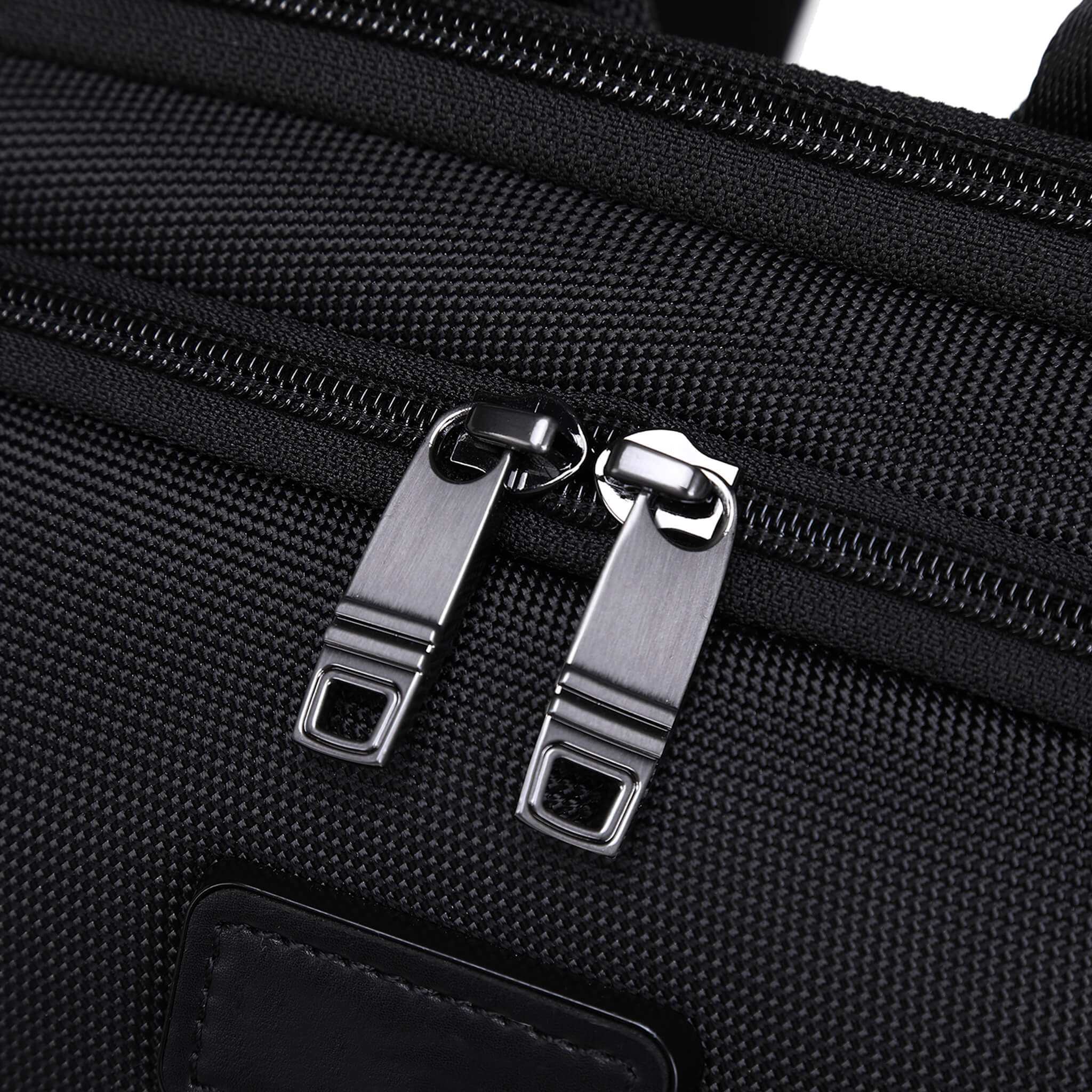 TPB004 Troop London Urban Slim Laptop Backpack - Waterproof 15.6 Inch Business Backpack for Men & Women, Lightweight College School Backpack with USB Charging Port - Perfect for Work, Travel & Daily Commute