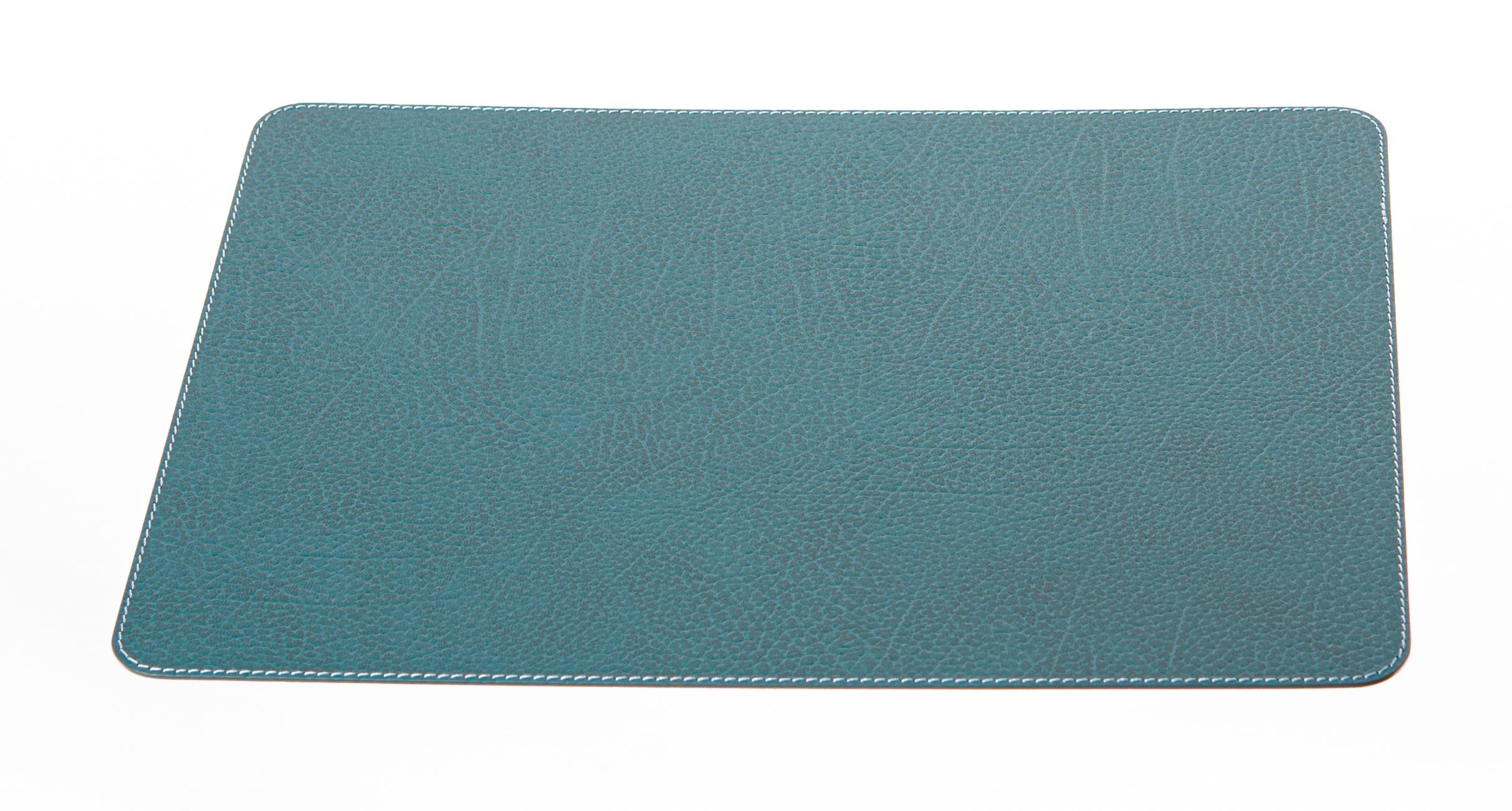 4-Piece Recycled Leather Placemat and Coaster Set - 18