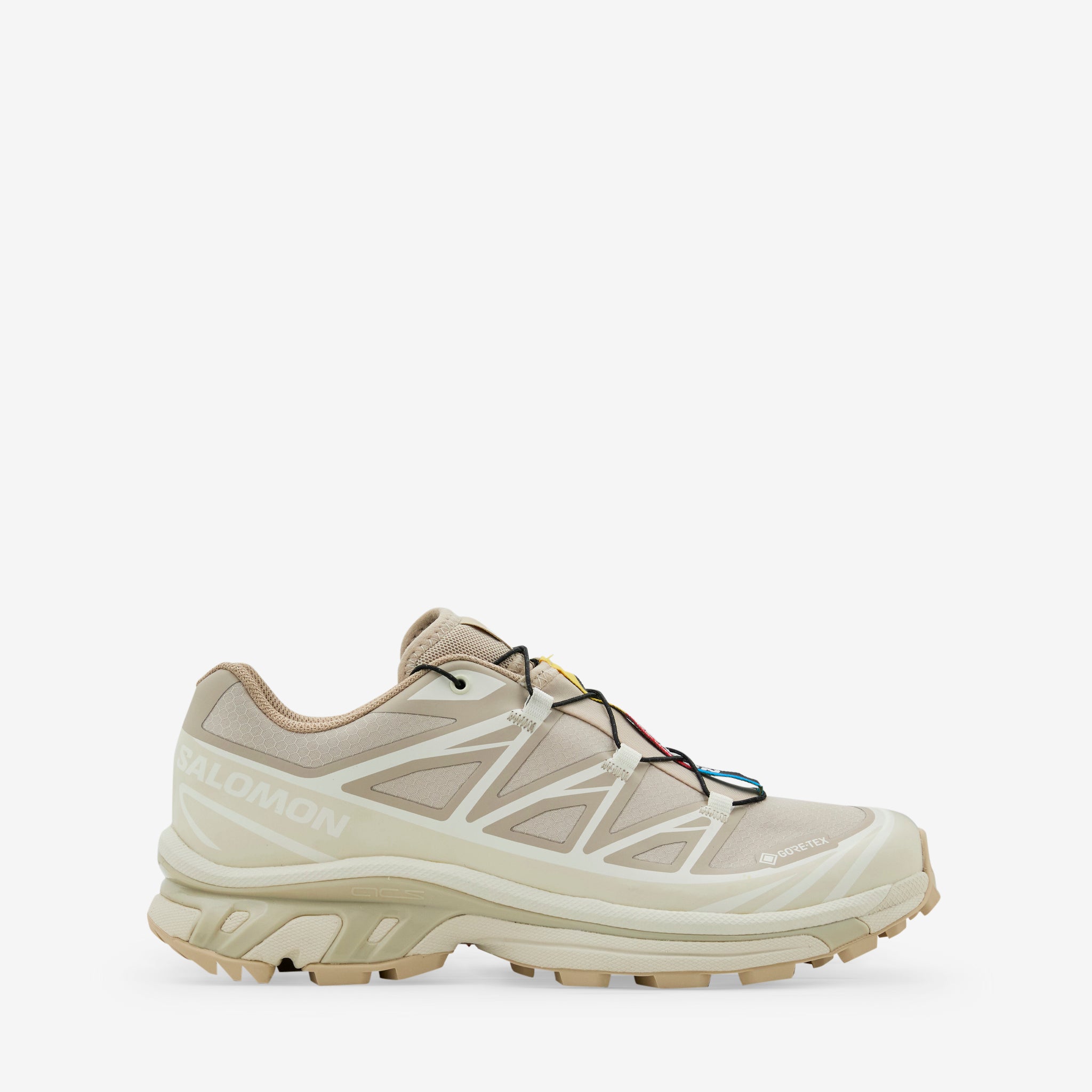 XT 6 GTX Oxford Tan Men's Waterproof Hiking Shoes | Almond Milk & Safari Color | Outdoor Adventure, Trail Running & Daily Wear