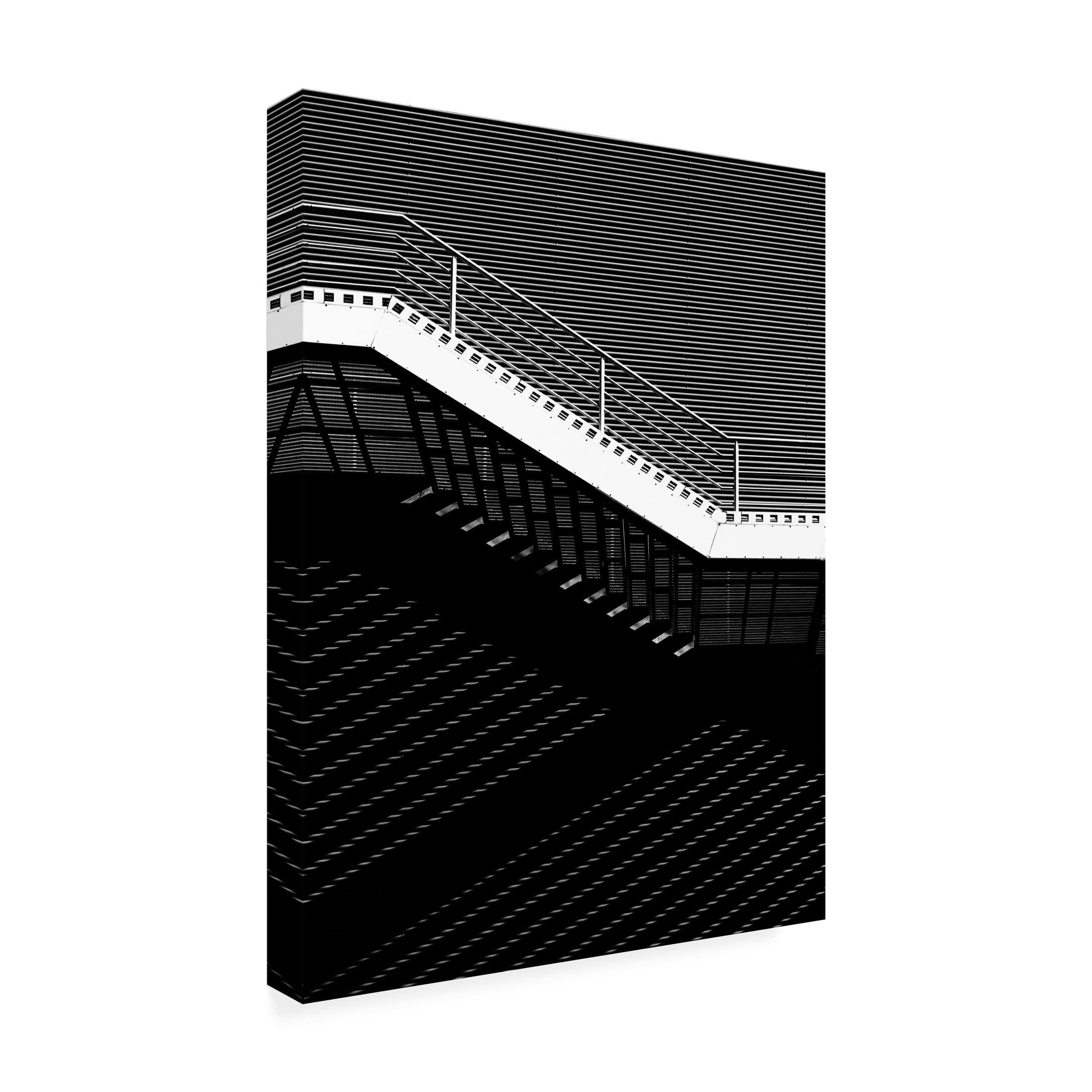 Anna Niemiec 'Architectural Study 3' Canvas Wall Art Print - Modern Abstract Office & Home Decor for Living Room, Bedroom or Office