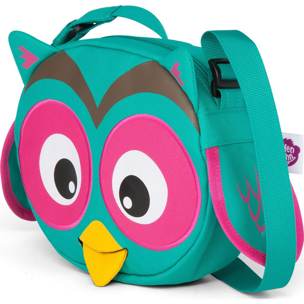 Affenzahn Mini Friend Sling Bag - Cute Owl Design (Lily Olivia) for Kids & Toddlers | Perfect for School, Travel & Outdoor Adventures