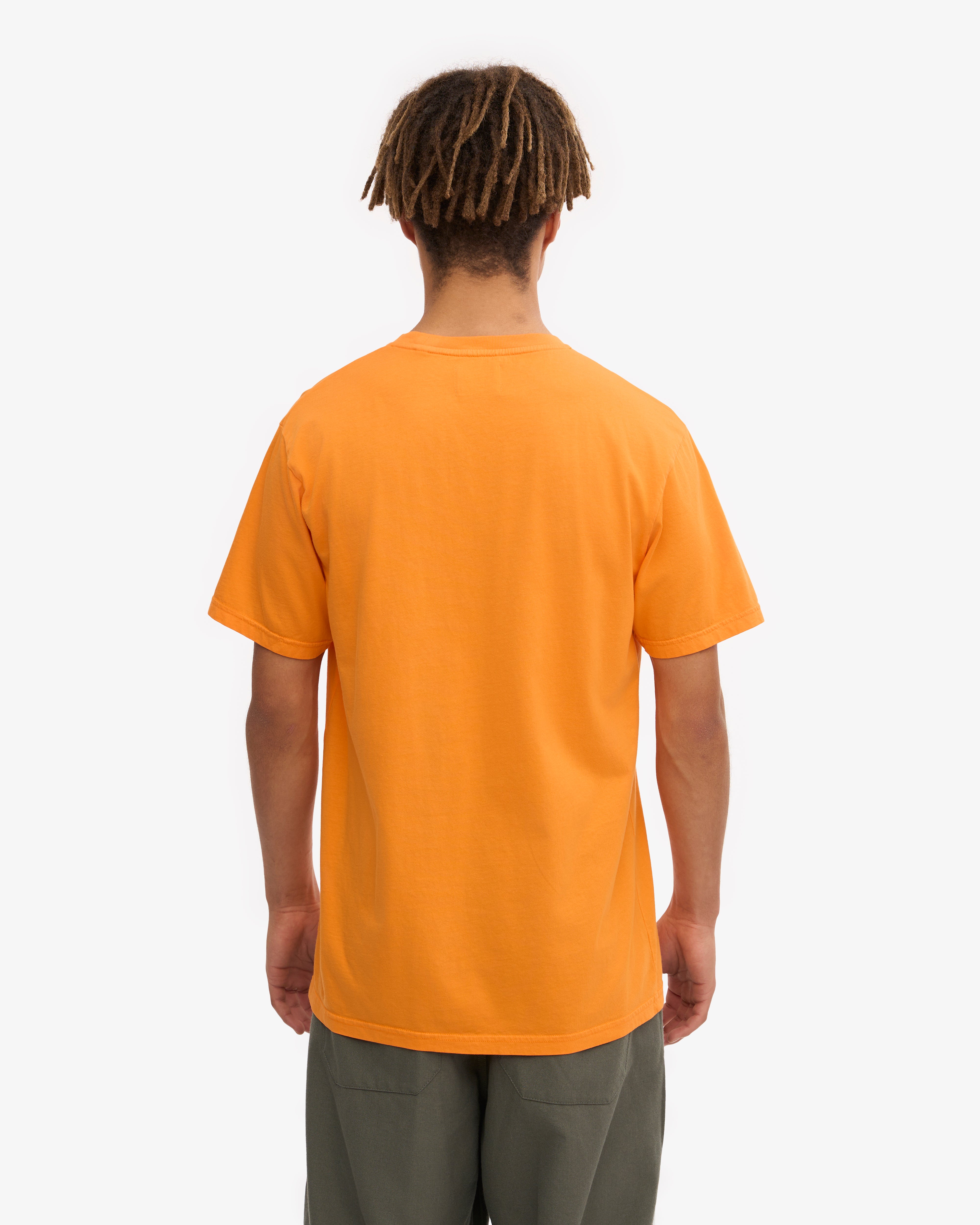 Classic Organic Cotton T-Shirt - Sunny Orange | Eco-Friendly & Comfortable for Casual Wear, Outdoor Activities & Everyday Use