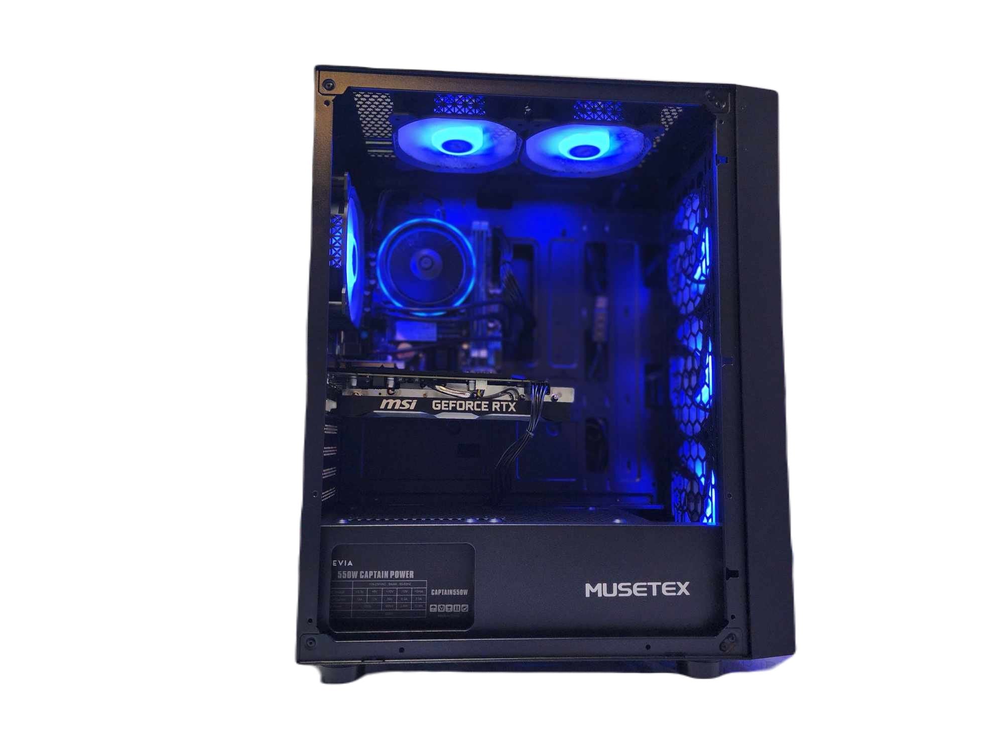 Pinnacle Gaming Desktop PC - AMD Ryzen 3, NVIDIA RTX 4060, 500GB/1TB/2TB SSD, 16GB/32GB/64GB RAM, Black A520 - Perfect for Esports, Streaming & High-Performance Gaming