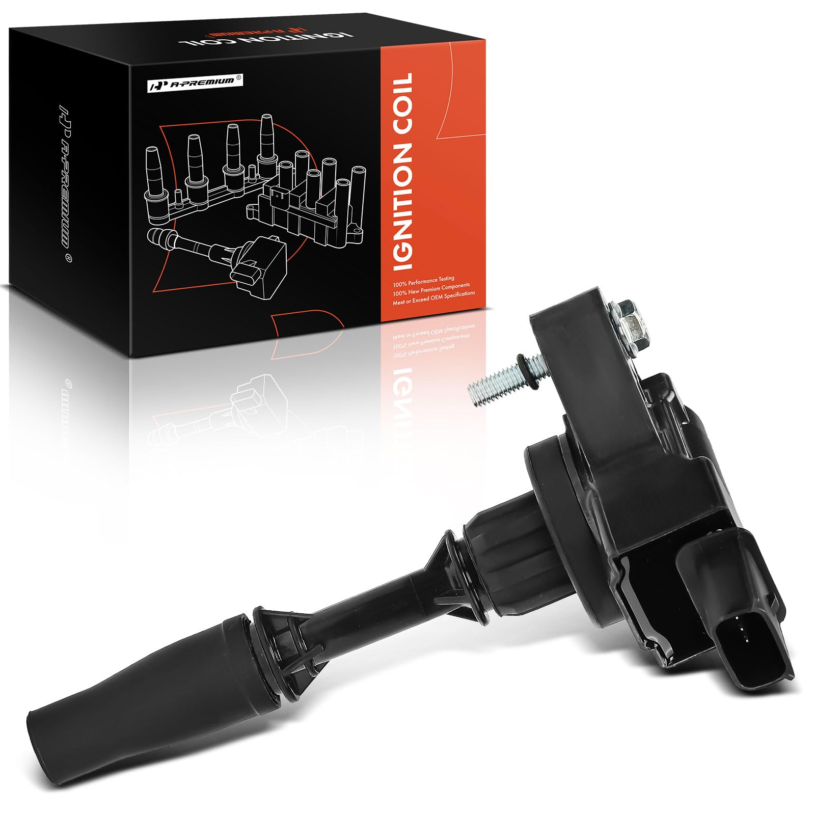 Premium Ignition Coil Replacement for Buick Envision 2016-2020, Cadillac ATS 2013-2019, Chevrolet Equinox 2018-2020, Impala 2014-2019, Malibu 2013-2018 | Compatible with 2.0L, 2.4L, 2.5L Engines | Improves Engine Performance & Fuel Efficiency for GM Vehicles