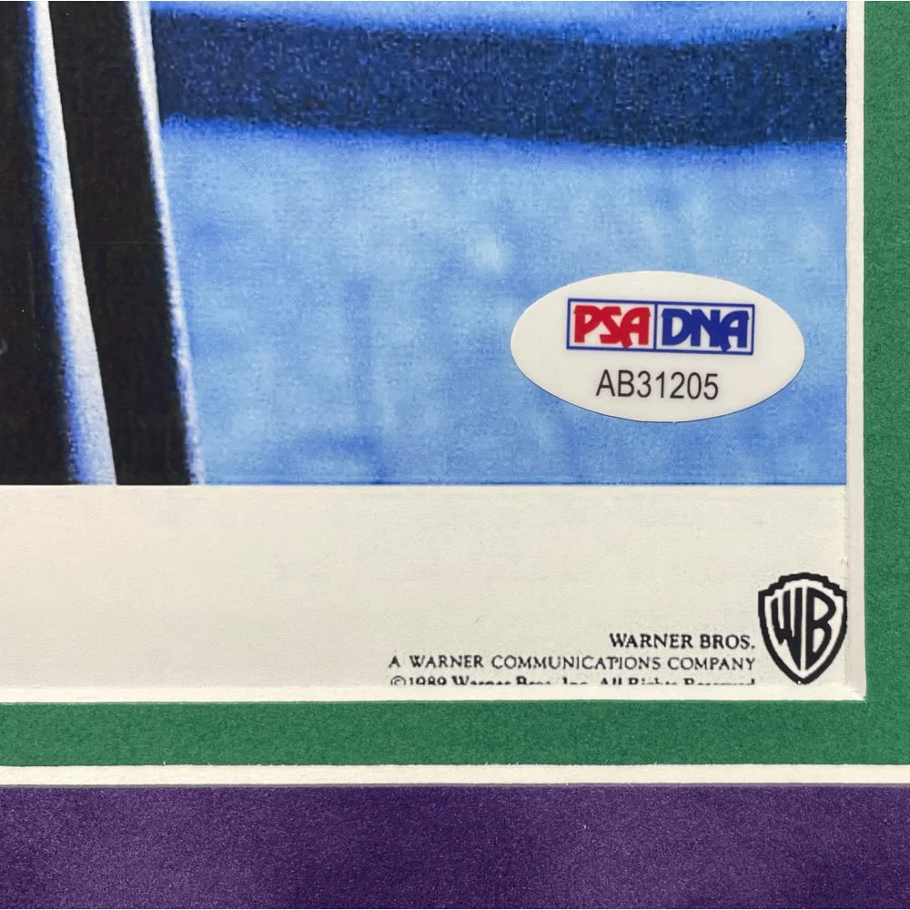 Authentic Jack Nicholson Autographed Joker 8x10 Photo - Framed PSA/DNA Certified - Signed Batman 1989 Movie Memorabilia - Perfect for Superhero Fans & Collectors