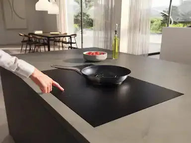 Miele 80cm Induction Cooktop KM 7576 - 2 Burner, Matte Finish for Modern Kitchens | Fast Heating & Energy Efficient | Perfect for Home Cooking & Professional Use