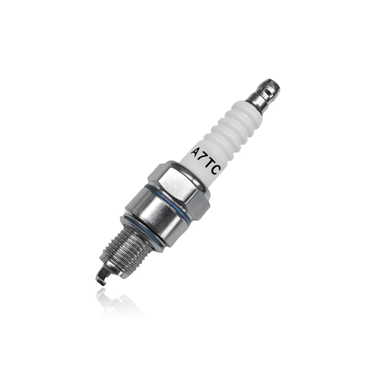 High-Performance A7TC Spark Plug for GY6 50cc-125cc Engines - Compatible with ATV, Scooter, Dirt Bike, Moped & Go Kart - Fits C7HA, C5HA, PZ7HS, S102F, U22FS-U Models - Ideal for Racing & Off-Road Adventures