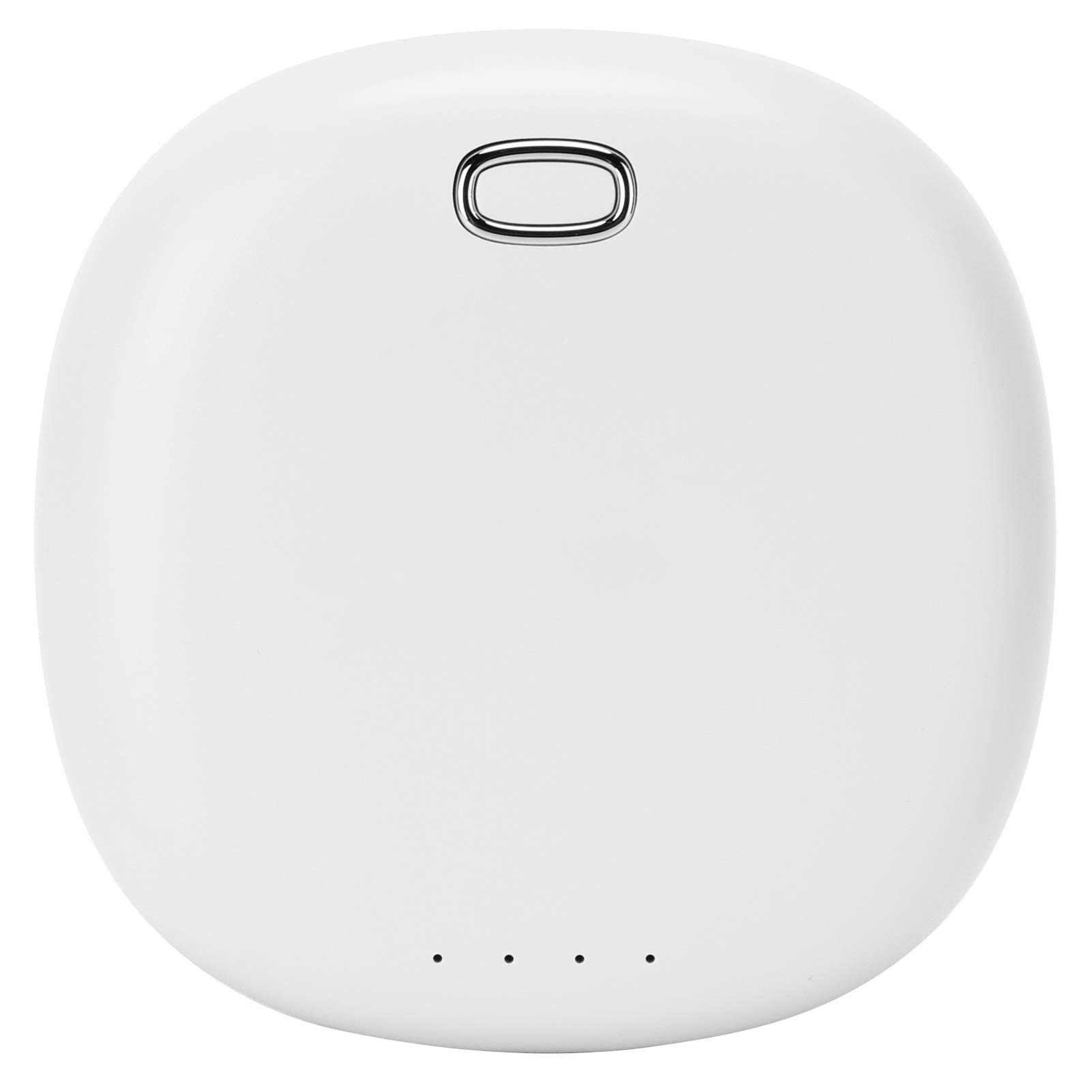 Portable Neck Fan with USB Rechargeable Battery - Hands Free Mini Bladeless Fan for Travel, Office, Outdoor Activities - White Personal Cooling Fan for Summer, Gym, Hiking & Commuting