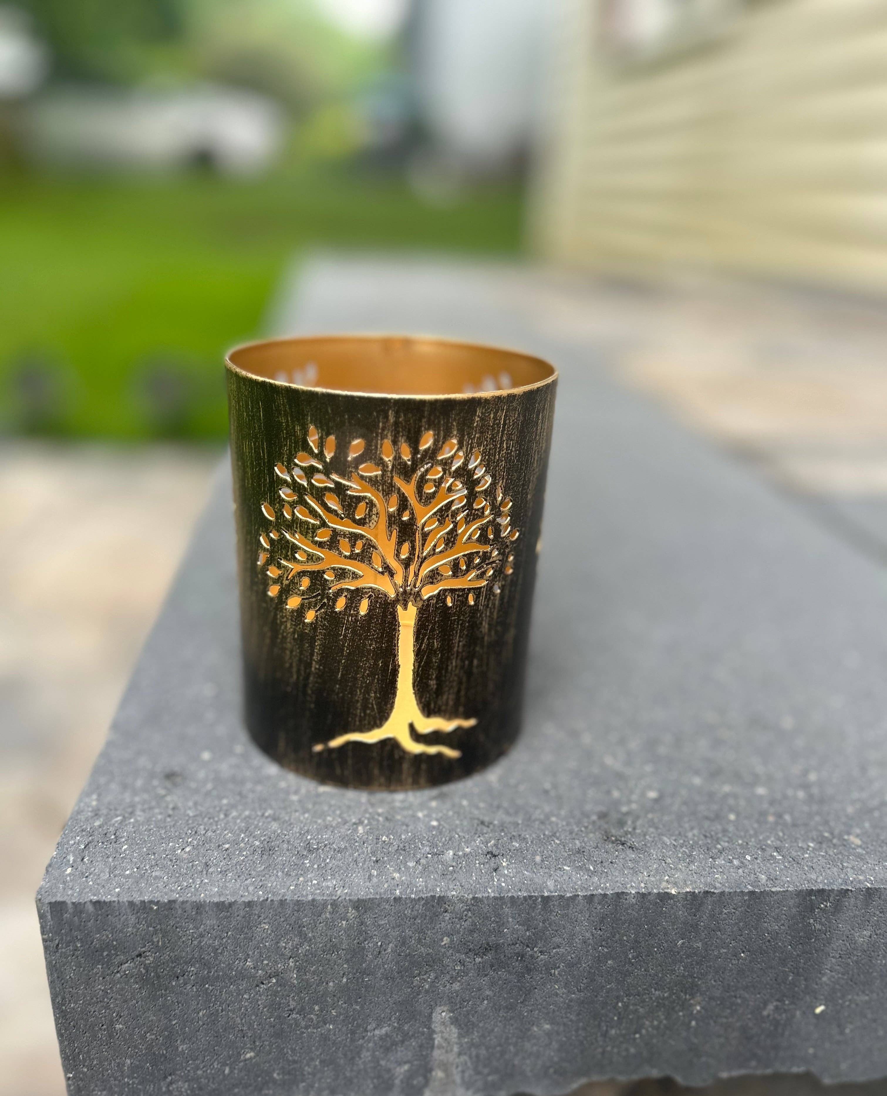 Tree of Life Candle Holder - Elegant Metal Candle Stand for Home Decor, Wedding Centerpiece & Spiritual Gifts - Perfect for Meditation, Yoga Room, and Boho Chic Interior Design